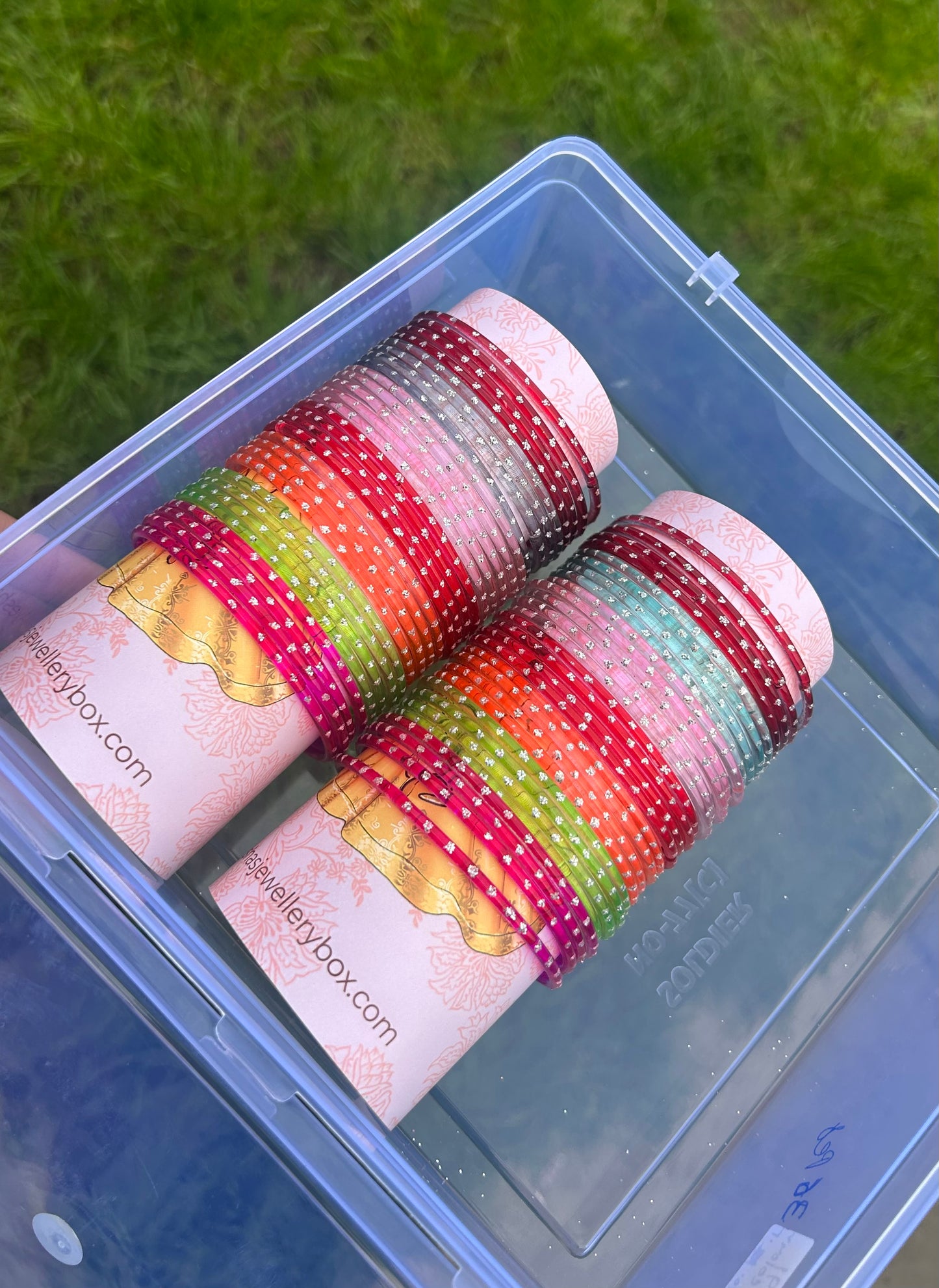 Aamina mega glass bangle set