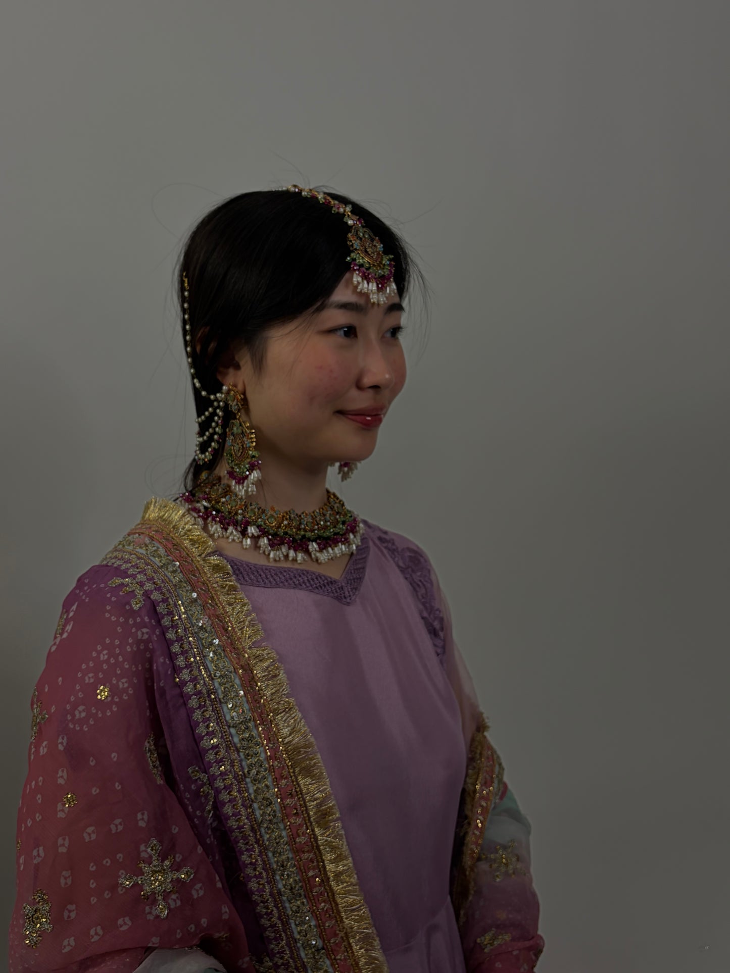 Asma bridal set~ Green & multi