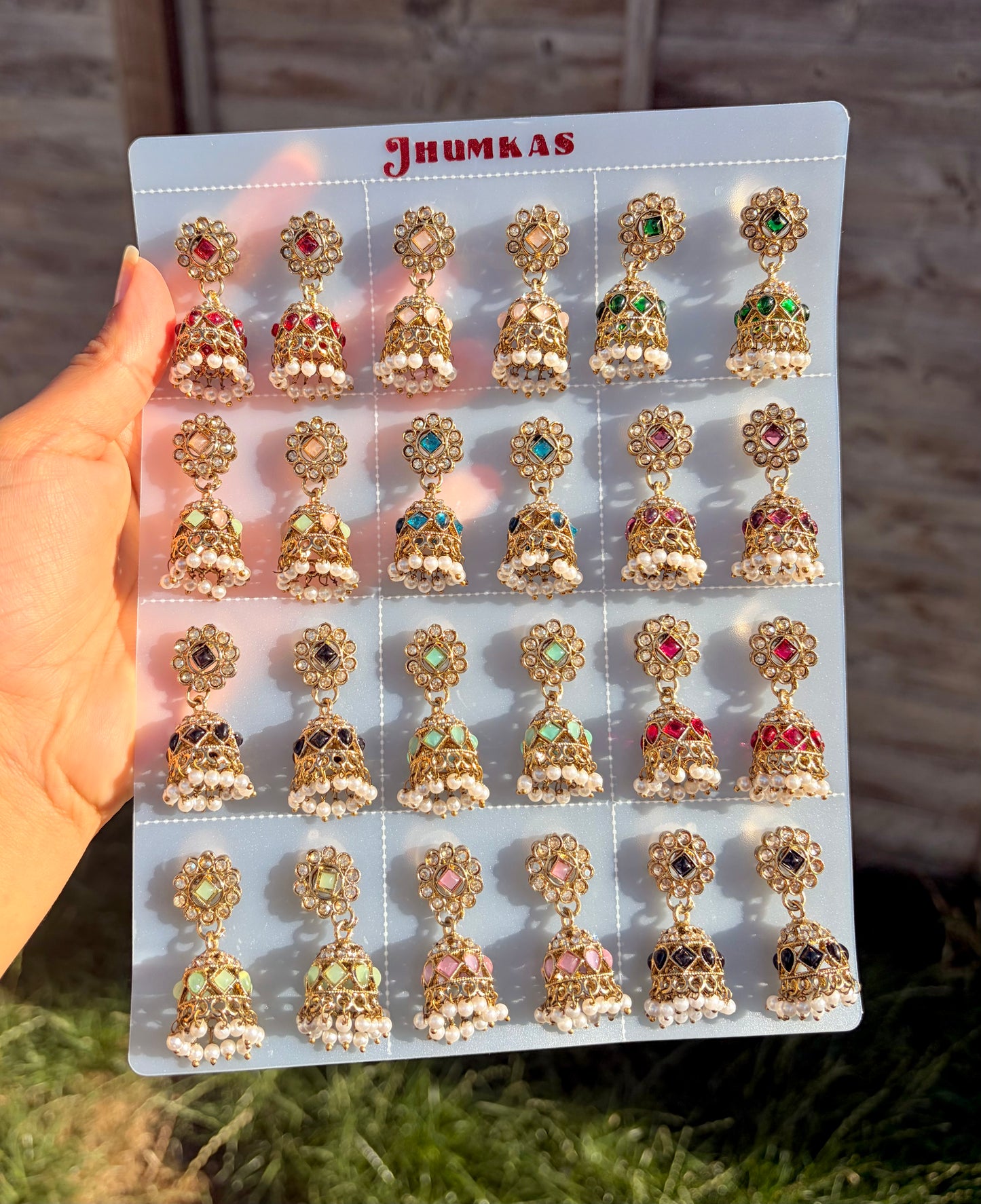 Humayra jhumka set