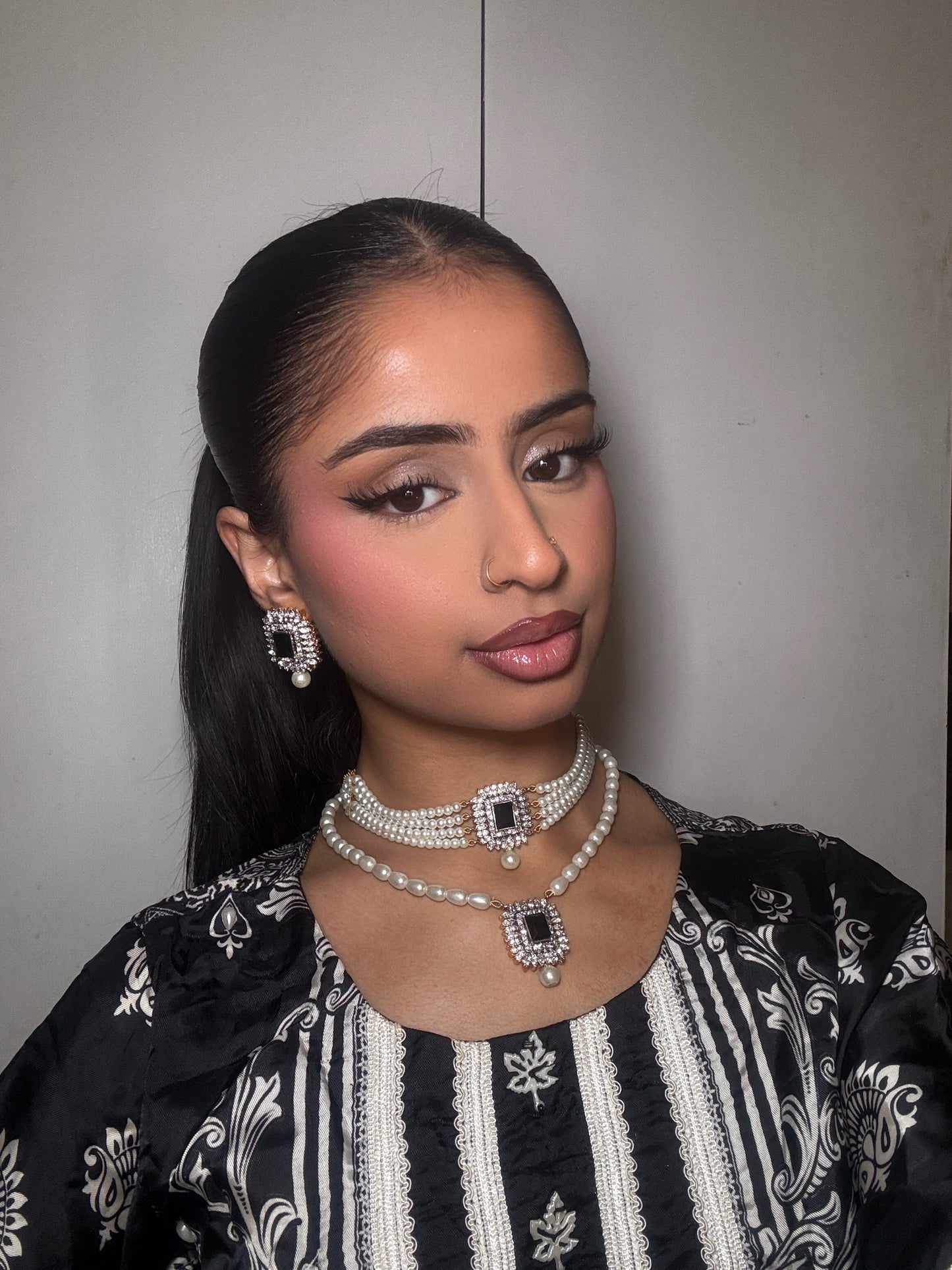Asifa jewellery set -Black
