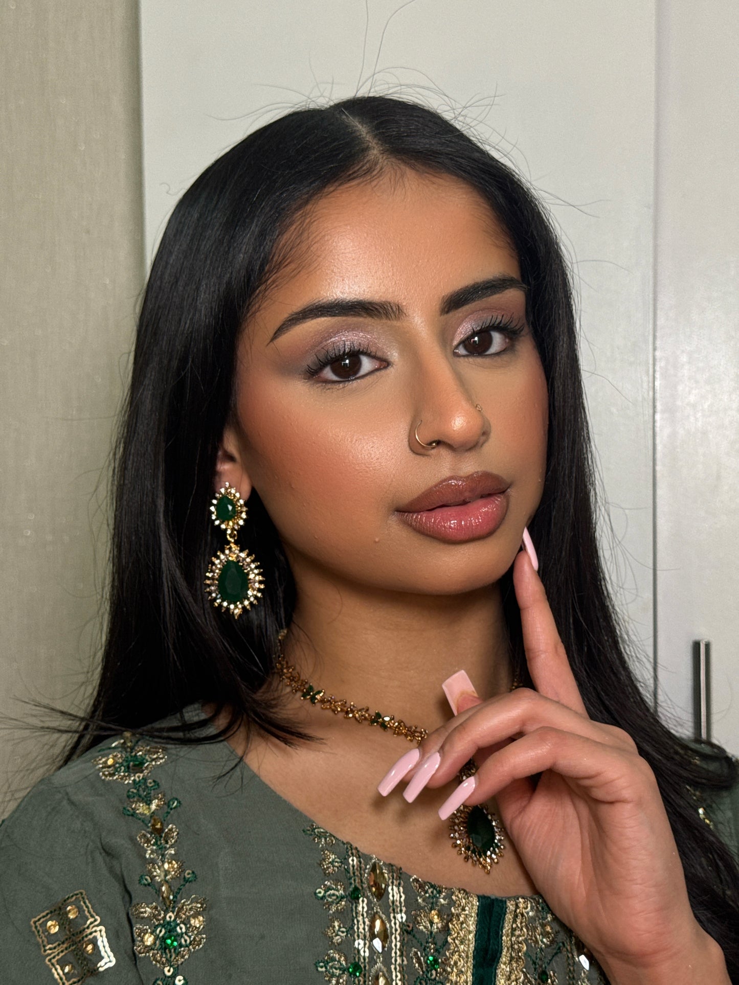 Mahnoor set ~ Emerald