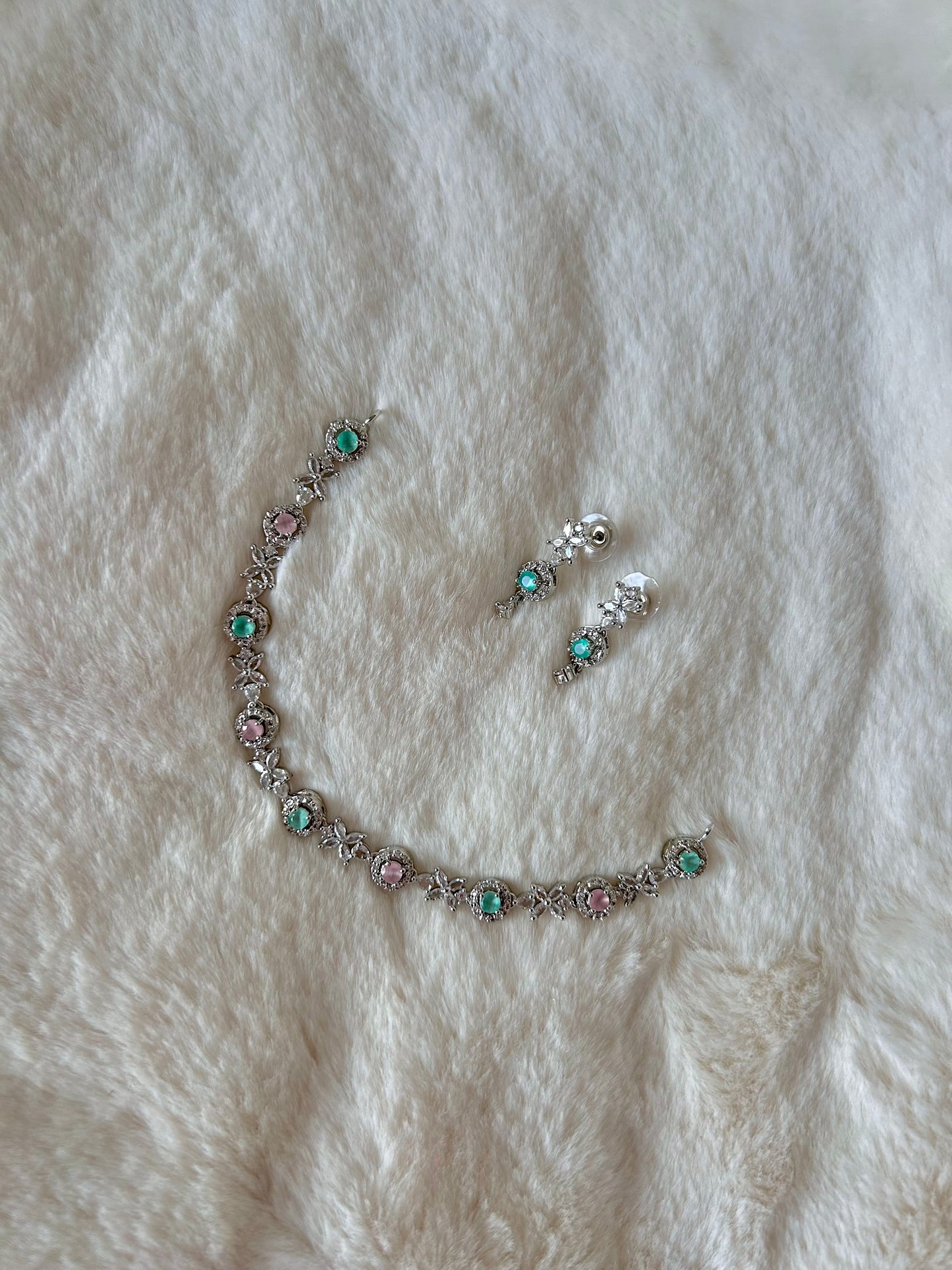 Maryam set ~ Pink & Green