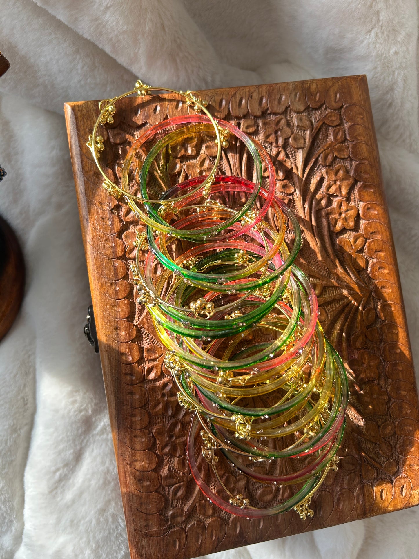 Kashya Bangles ~ Gold (set of 8)