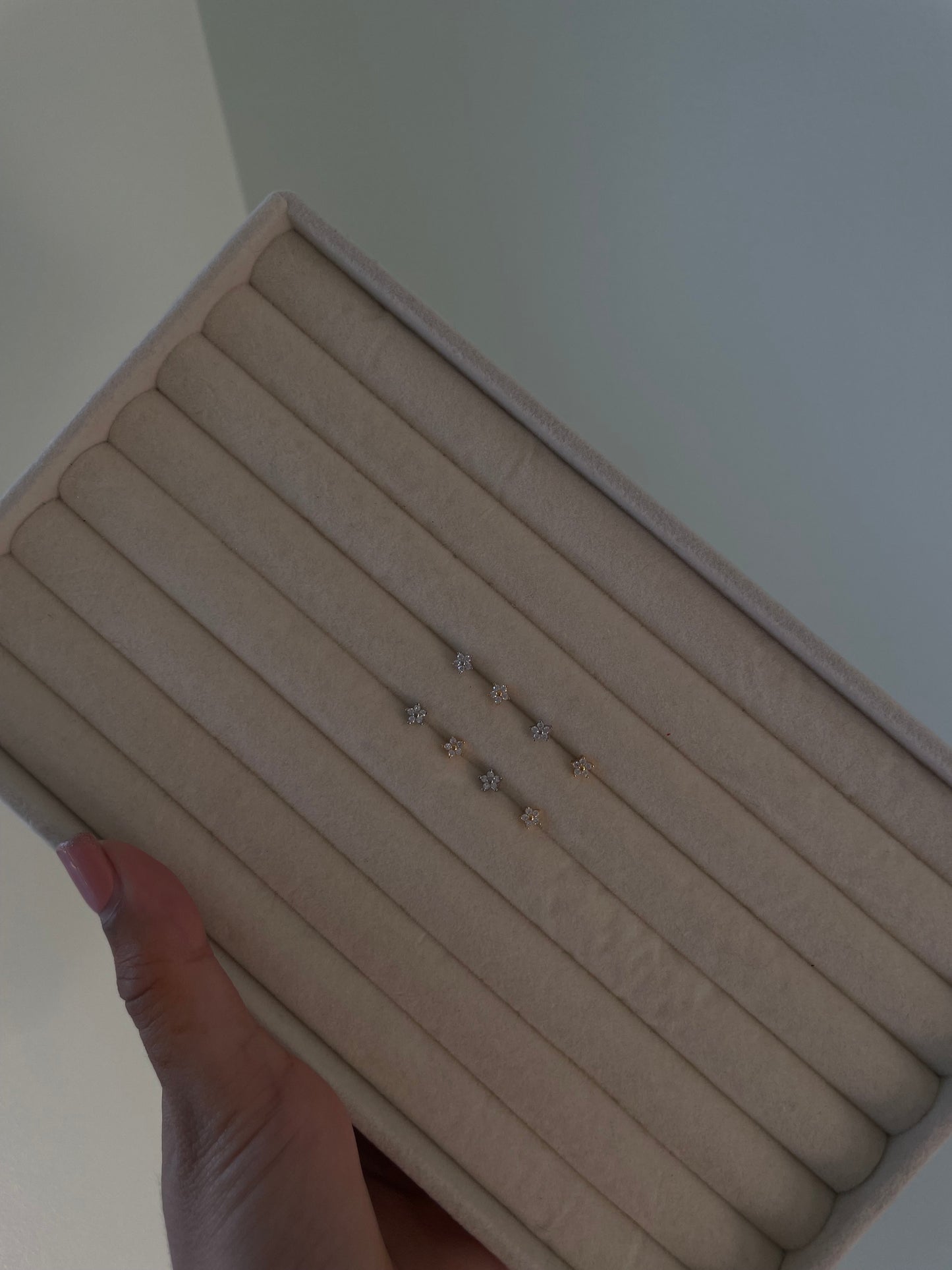 Flora Nose Stud - gold/silver