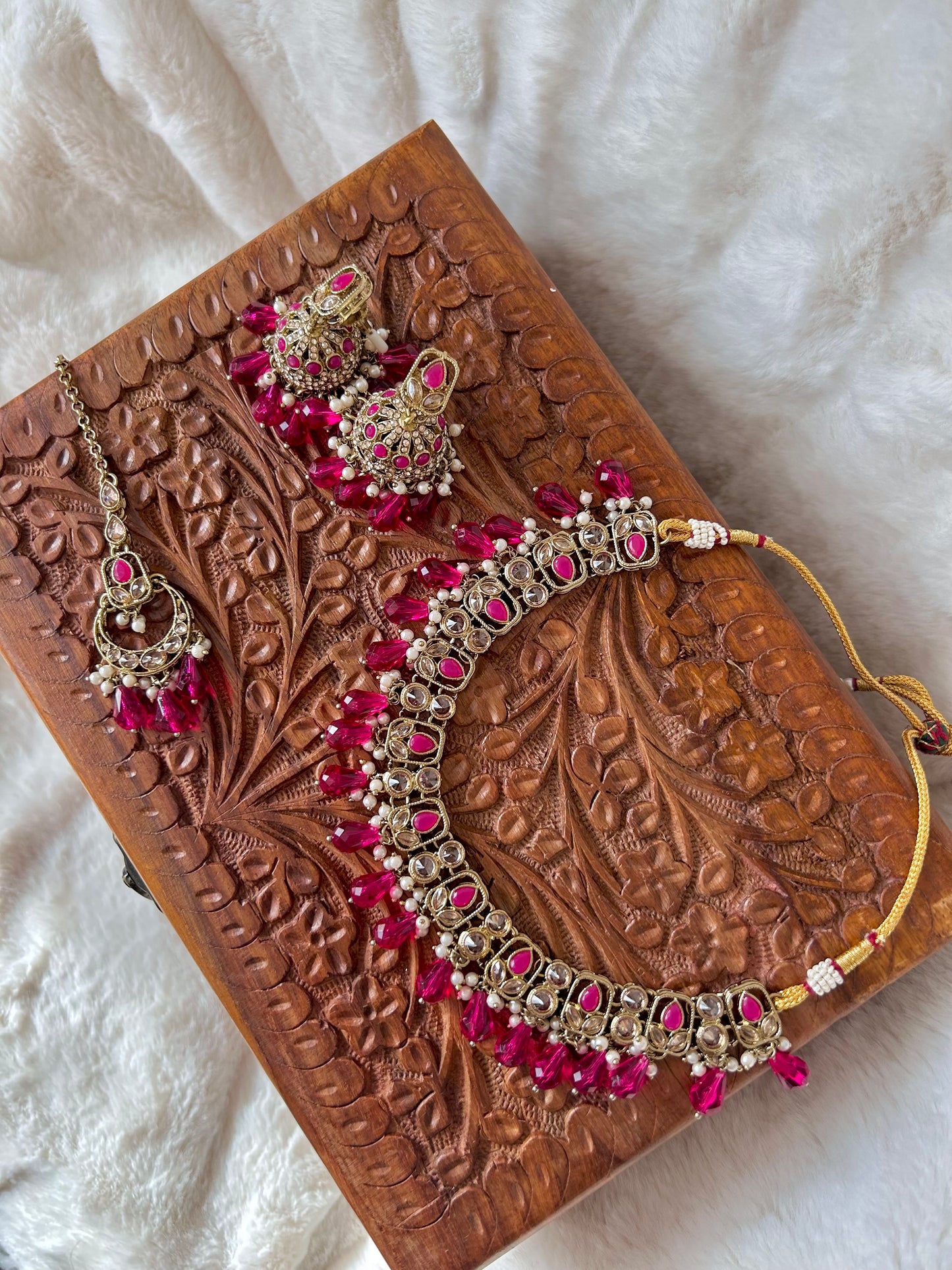 Preeti set ~ hot pink