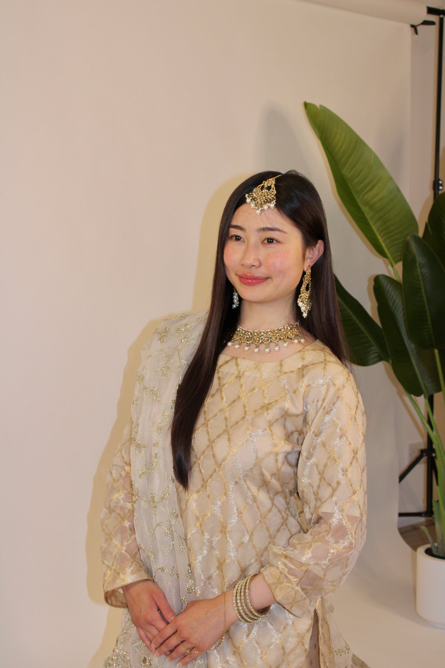 Farah jewellery set~ Pearl