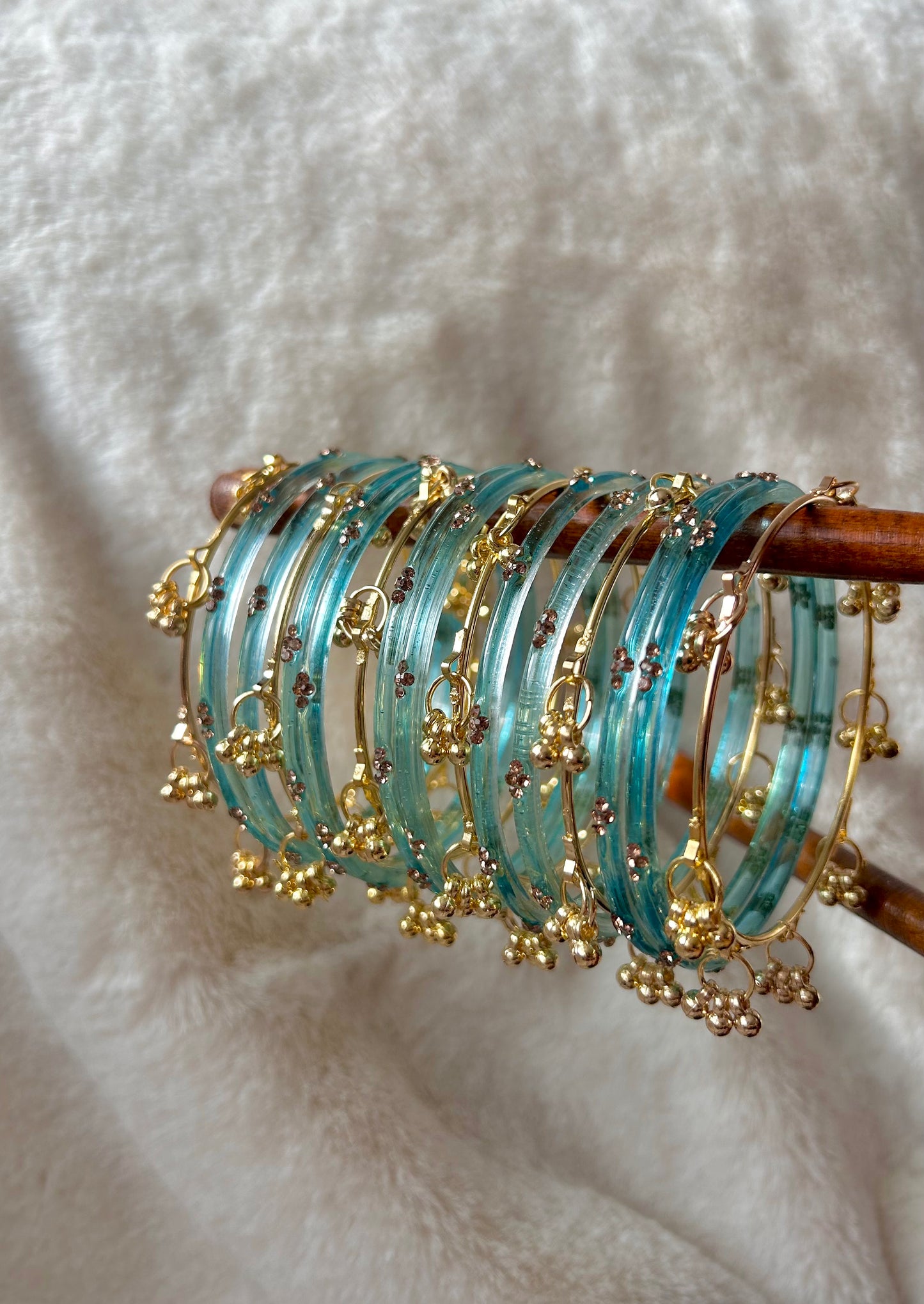 Kashya Bangles ~ Gold (set of 8)