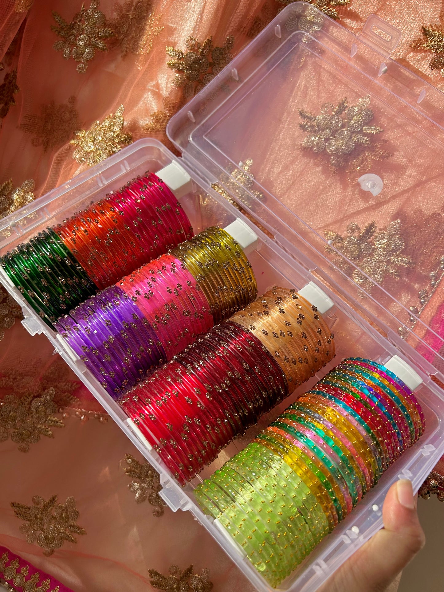 AYESHA'S ultimate glass bangle box set