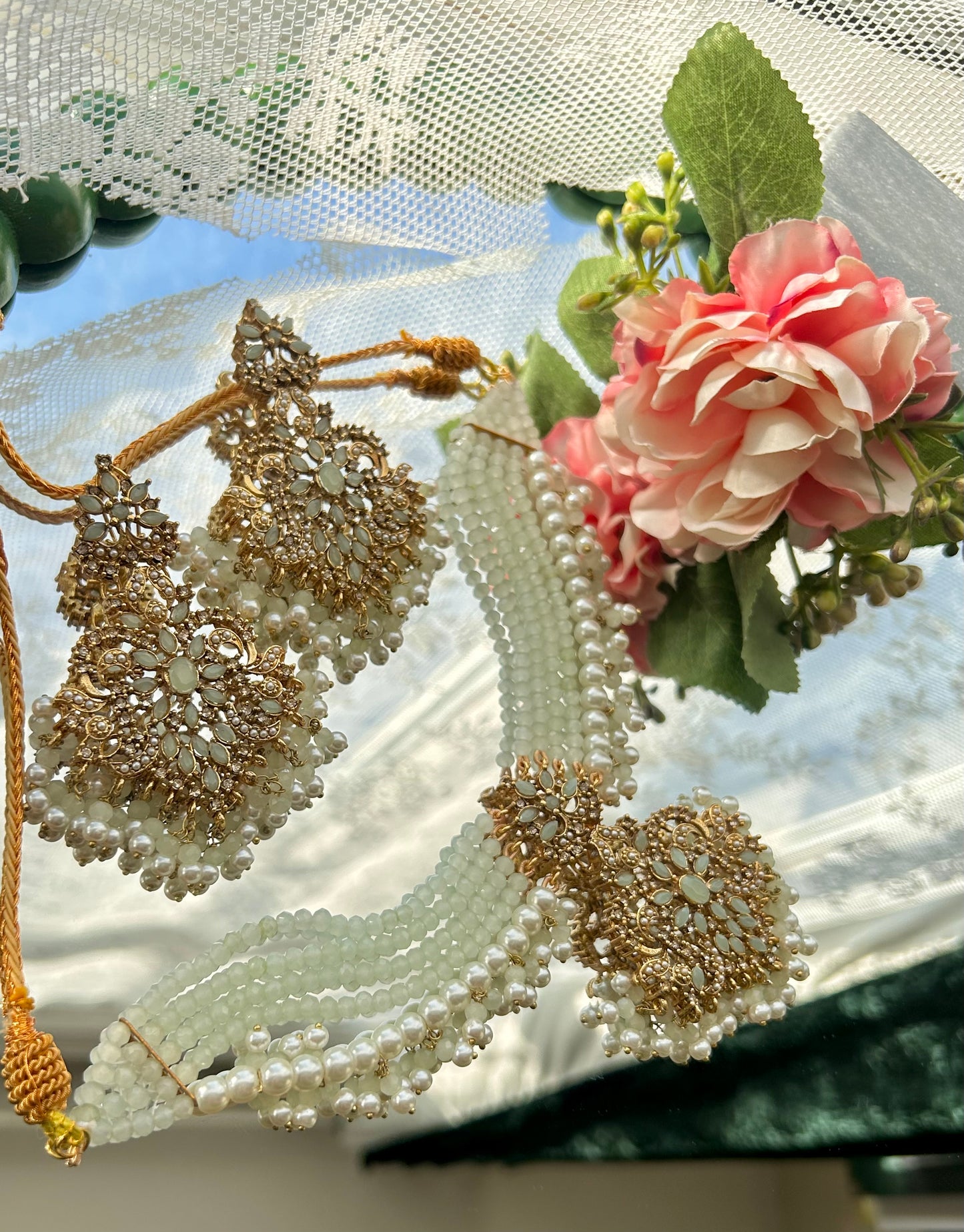 Safa set - pale green