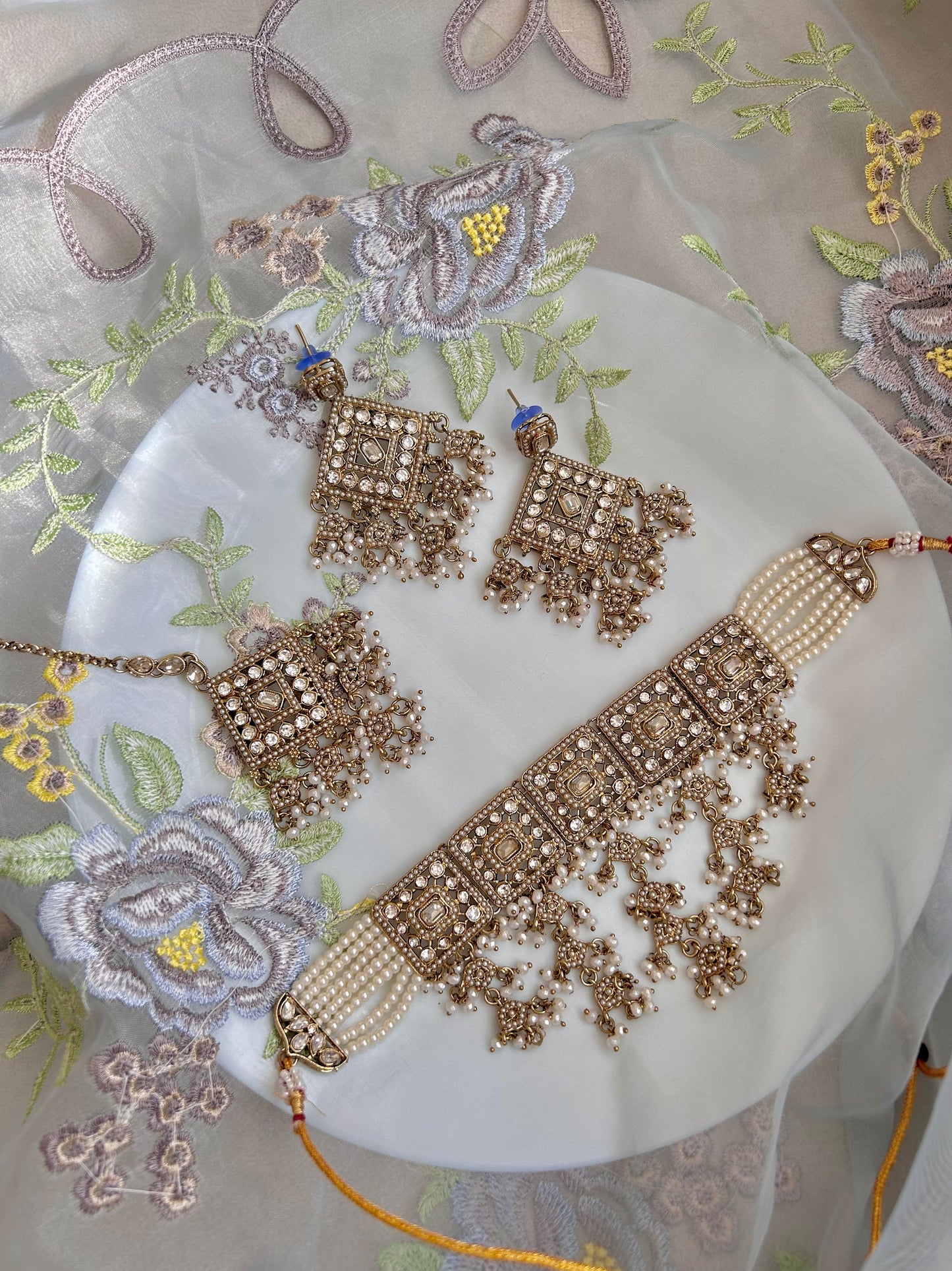 Meerab set ~ Champagne & Diamond
