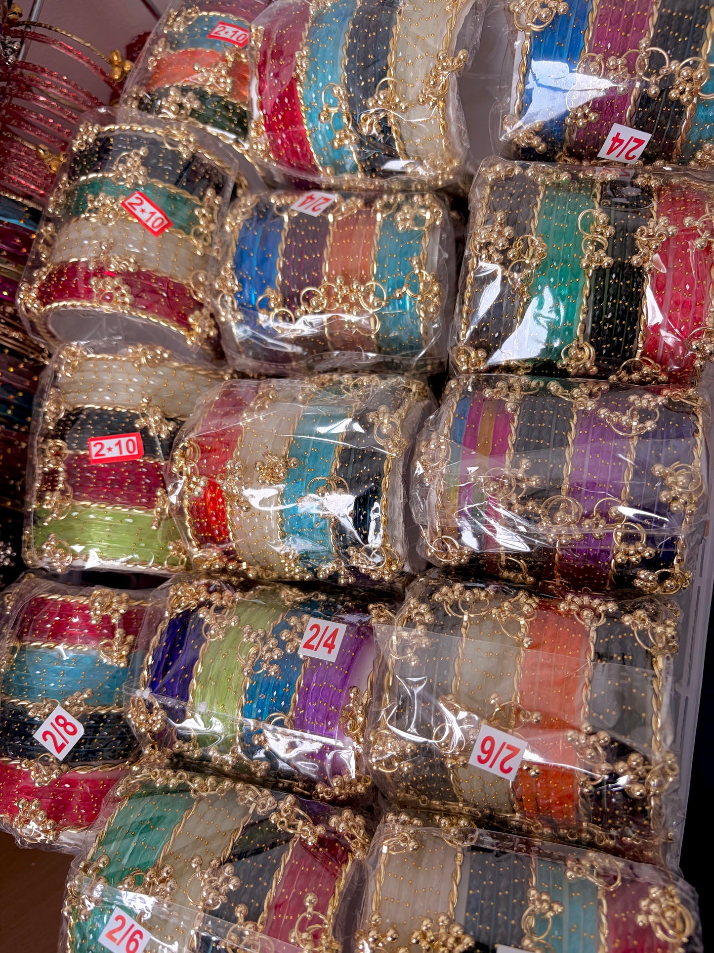 Kashmiri bangle sets ~ Different colours