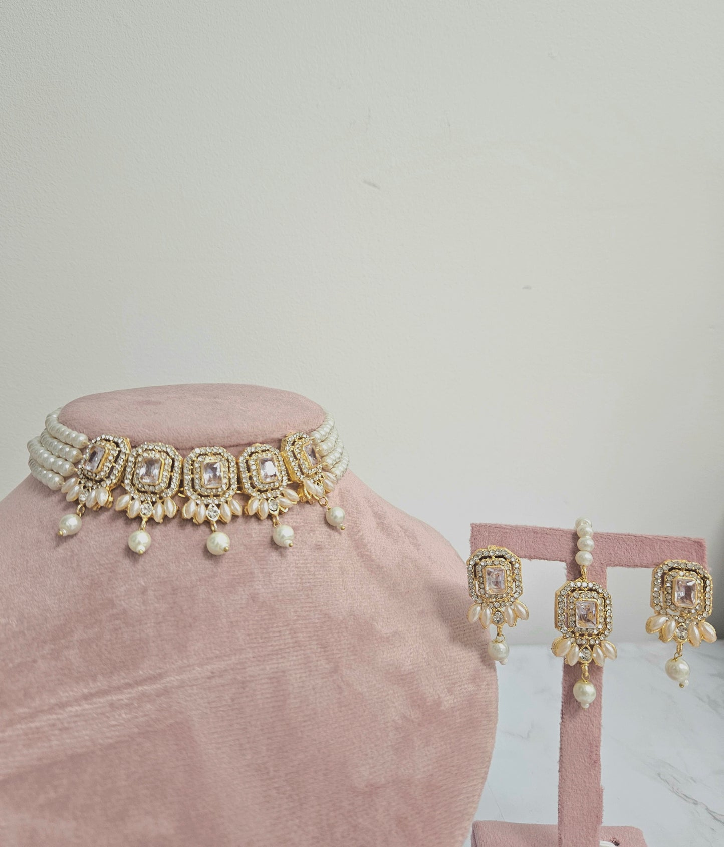 Nusrat set ~ diamante