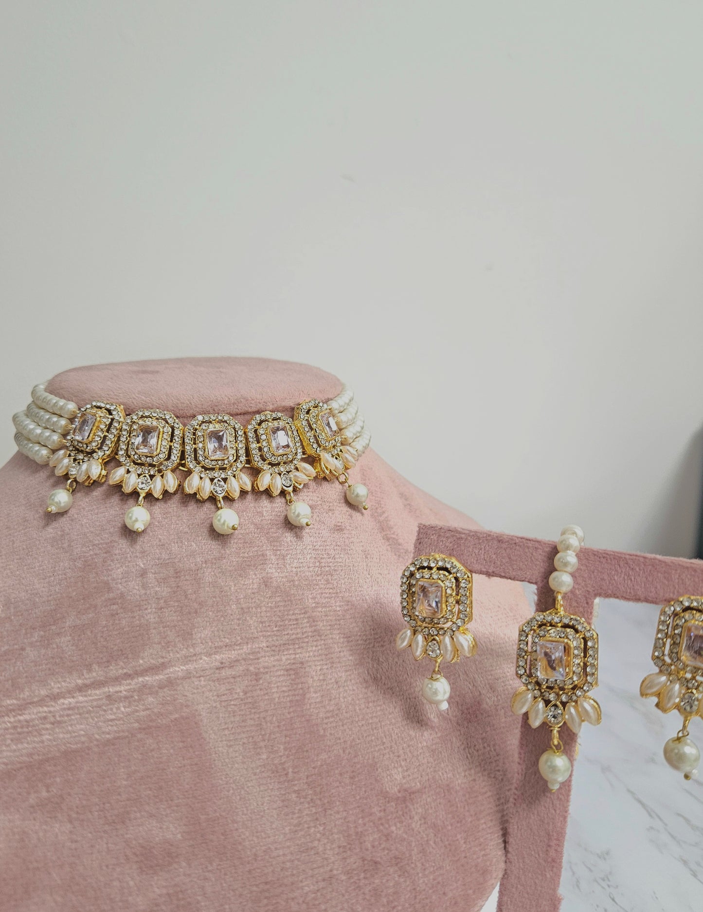 Nusrat set ~ diamante