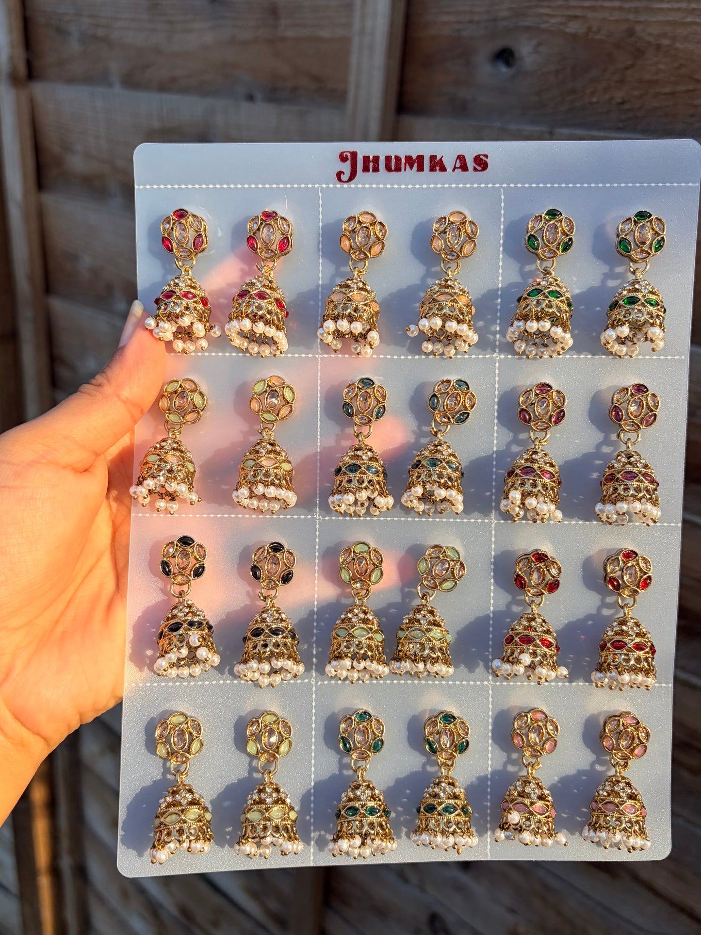 Khola mini jhumka sets of 6