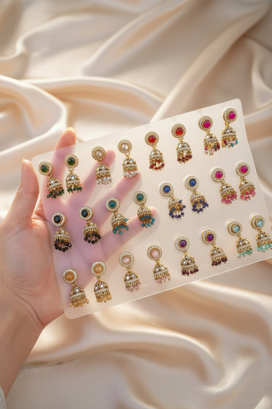 Asfa jhumka set