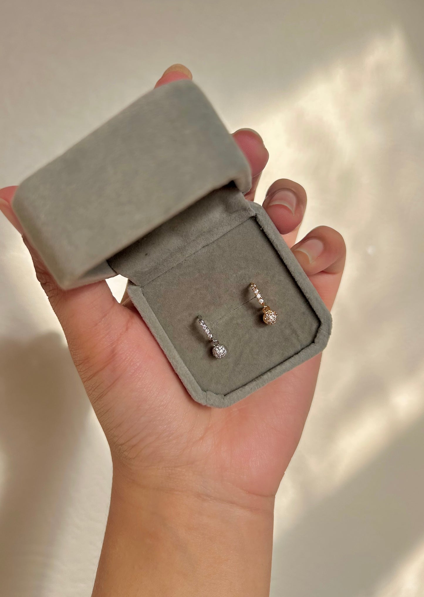 Moon nose ring ~ Silver / Gold