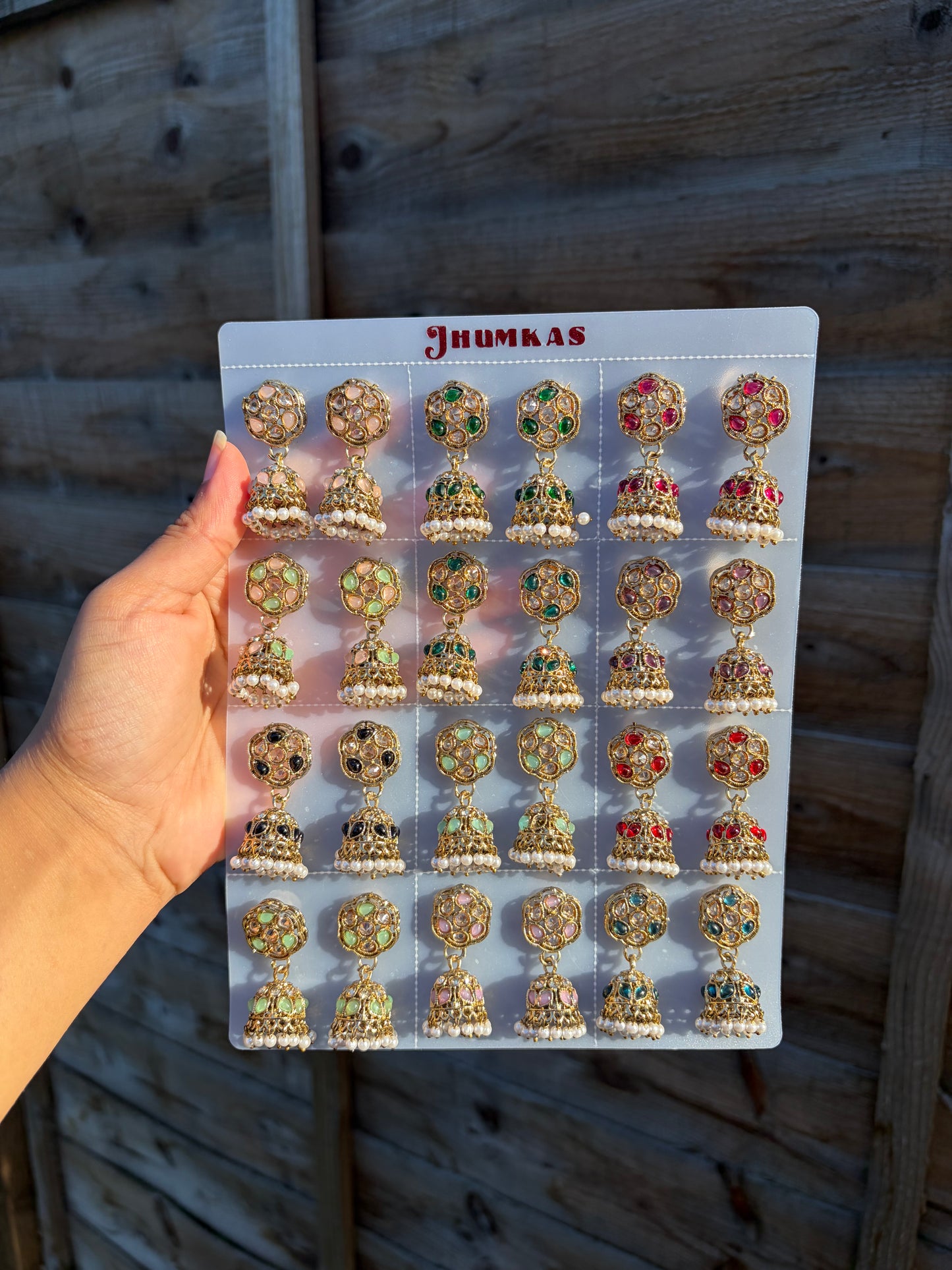 Yumna mini jhumka sets of 6