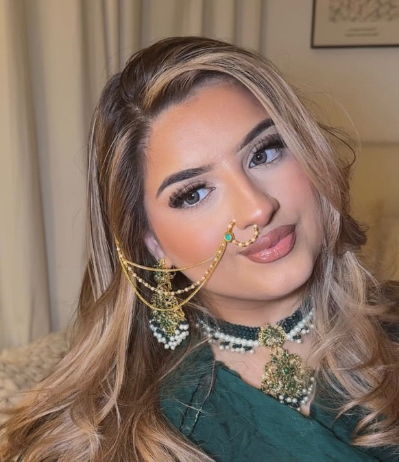 Hafsa naath chain ~ GREEN