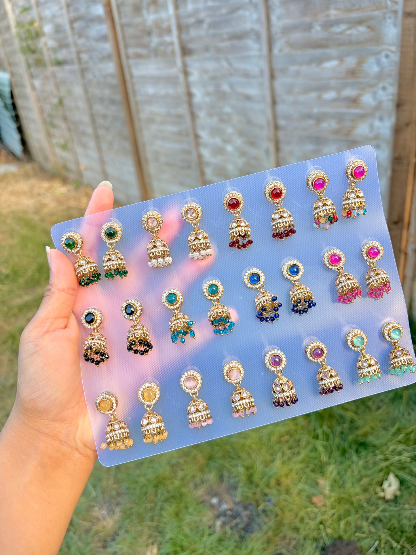 Asfa jhumka set