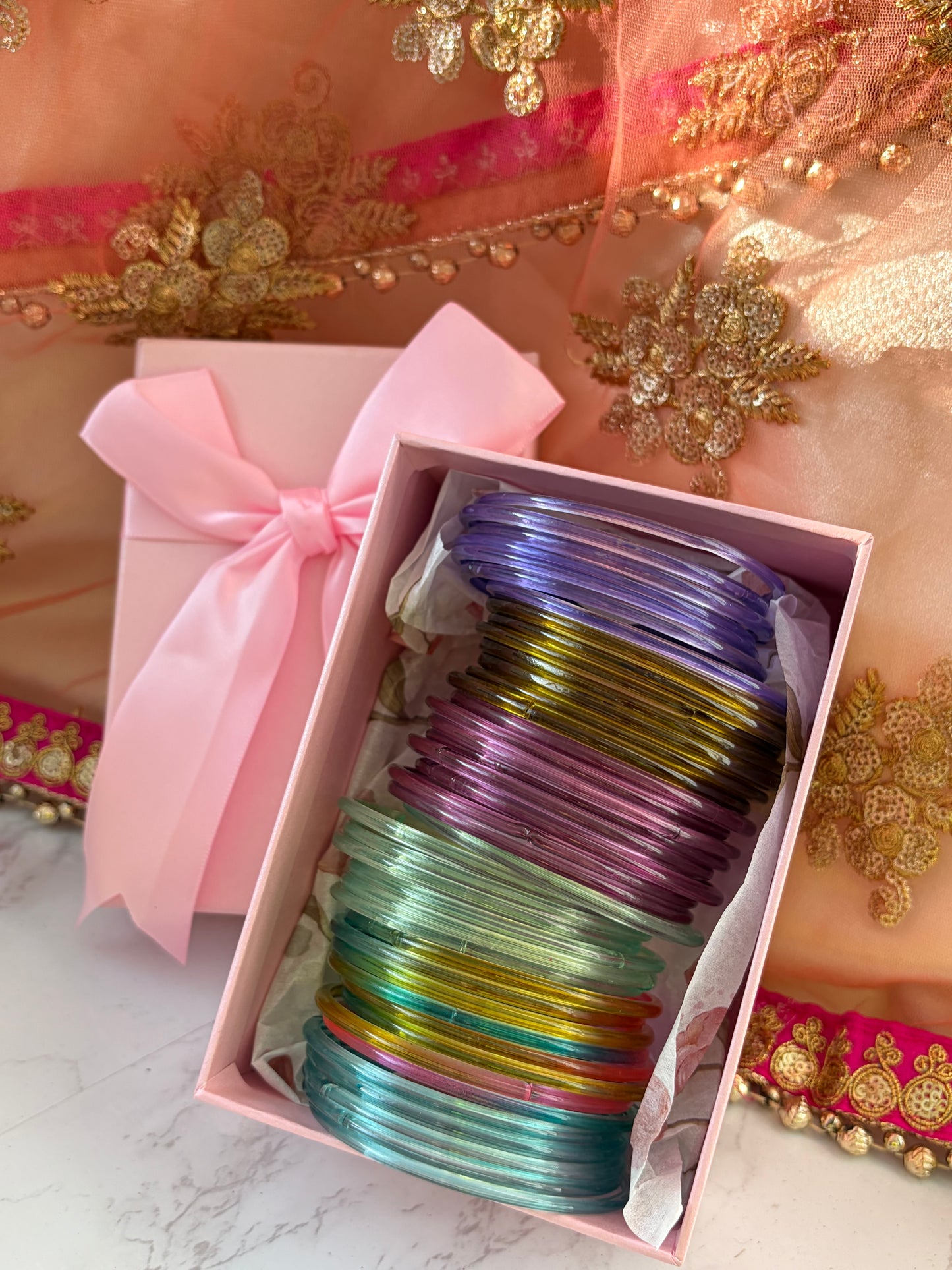Saba Smooth jelly Bangle sets (choose colours)