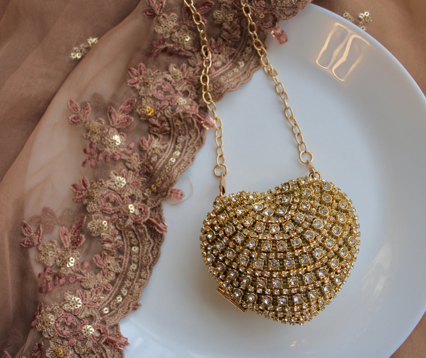 Kayenat mini clutch bag ~ Gold