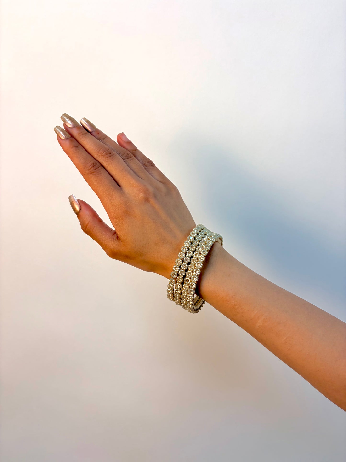 Sabeena floral bangles ~Gold