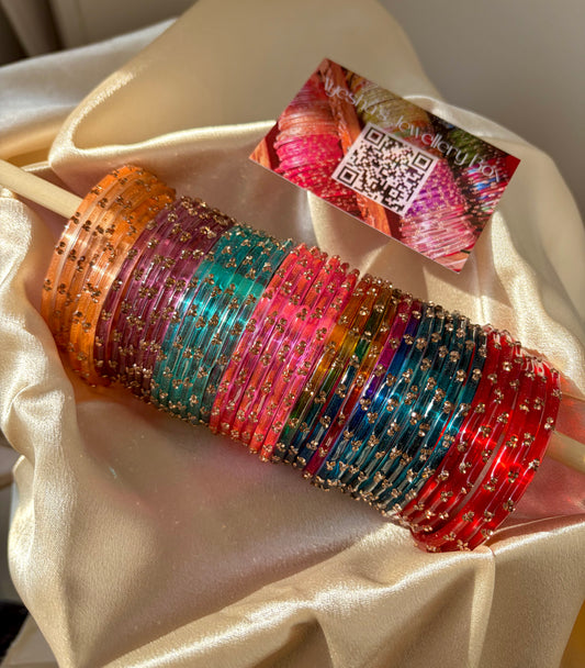 Ayesha's glass bangle combo box ~ 2.10