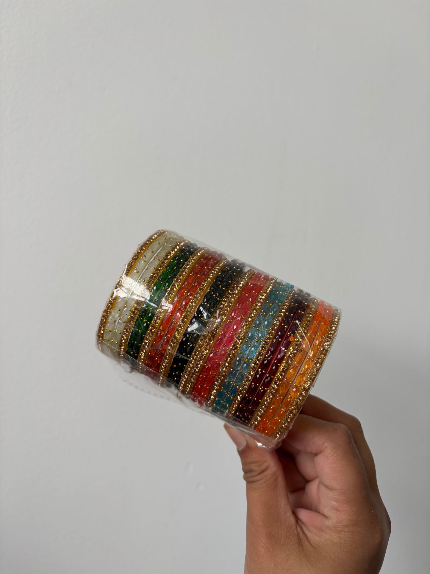 Glass bangle combo sets