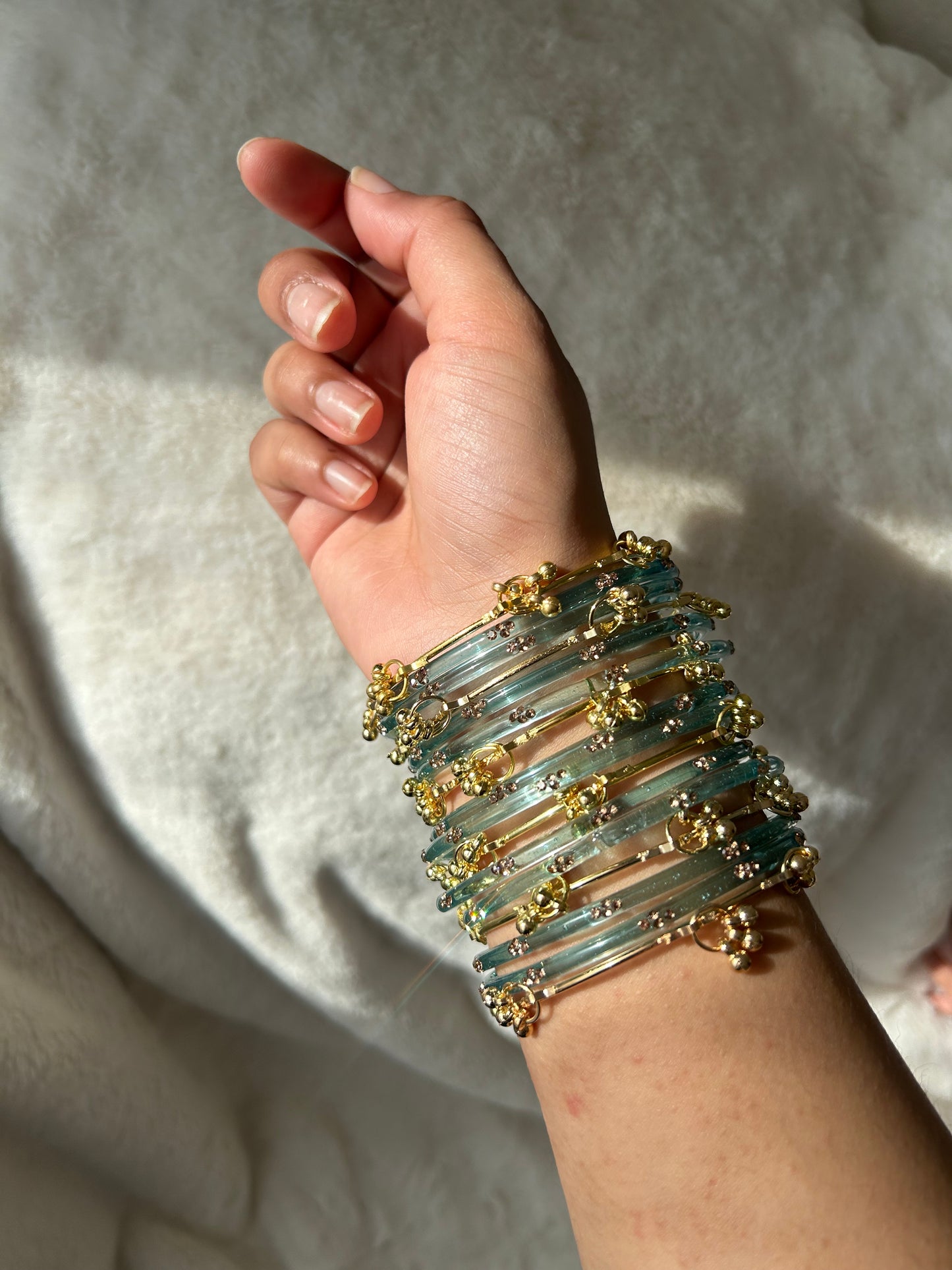 Kashya Bangles ~ Gold (set of 8)