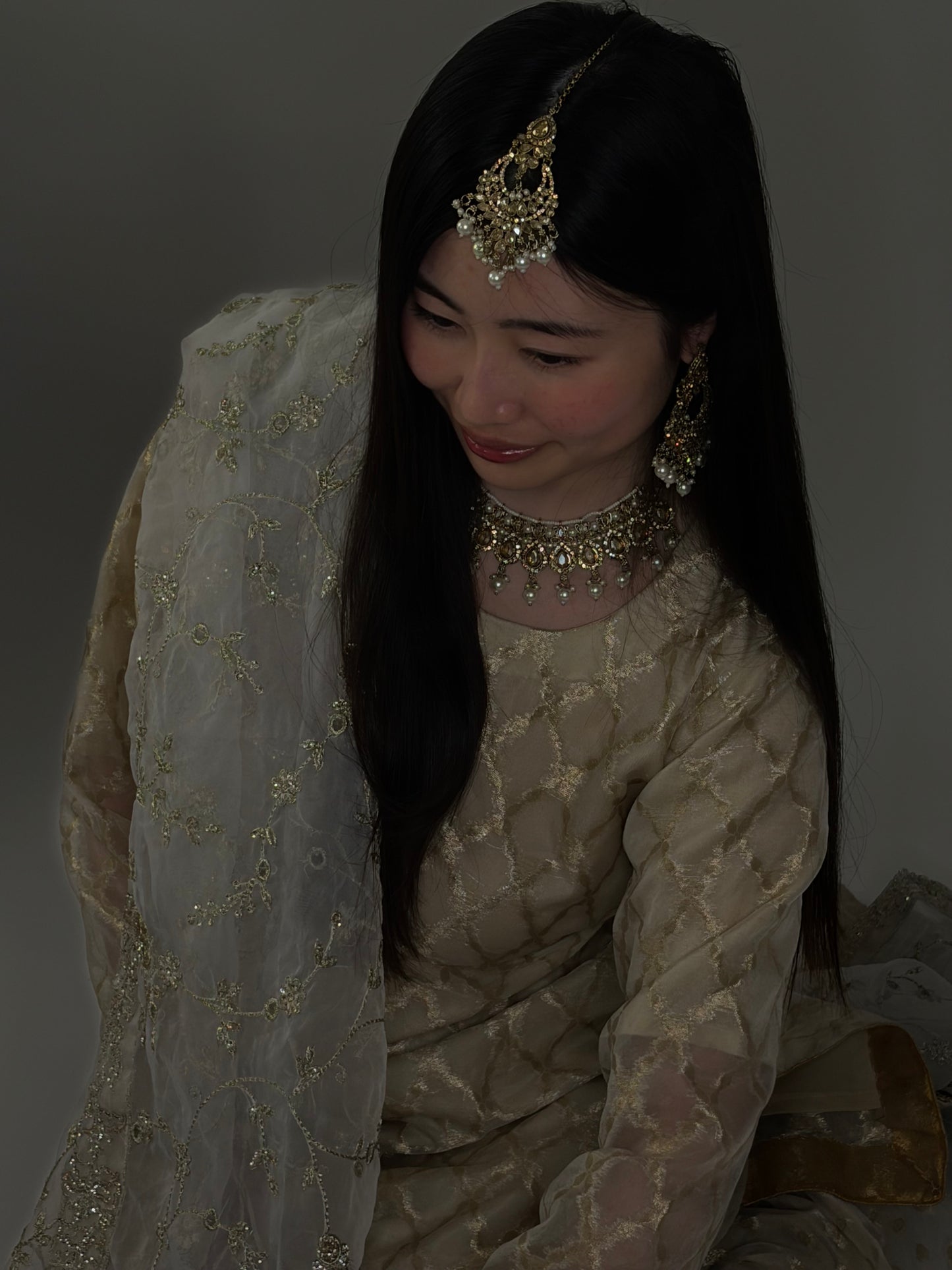 Farah jewellery set~ Pearl