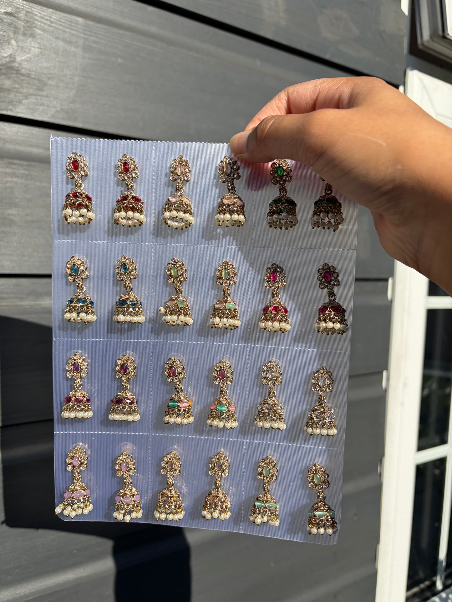 Nadia mini jhumka set