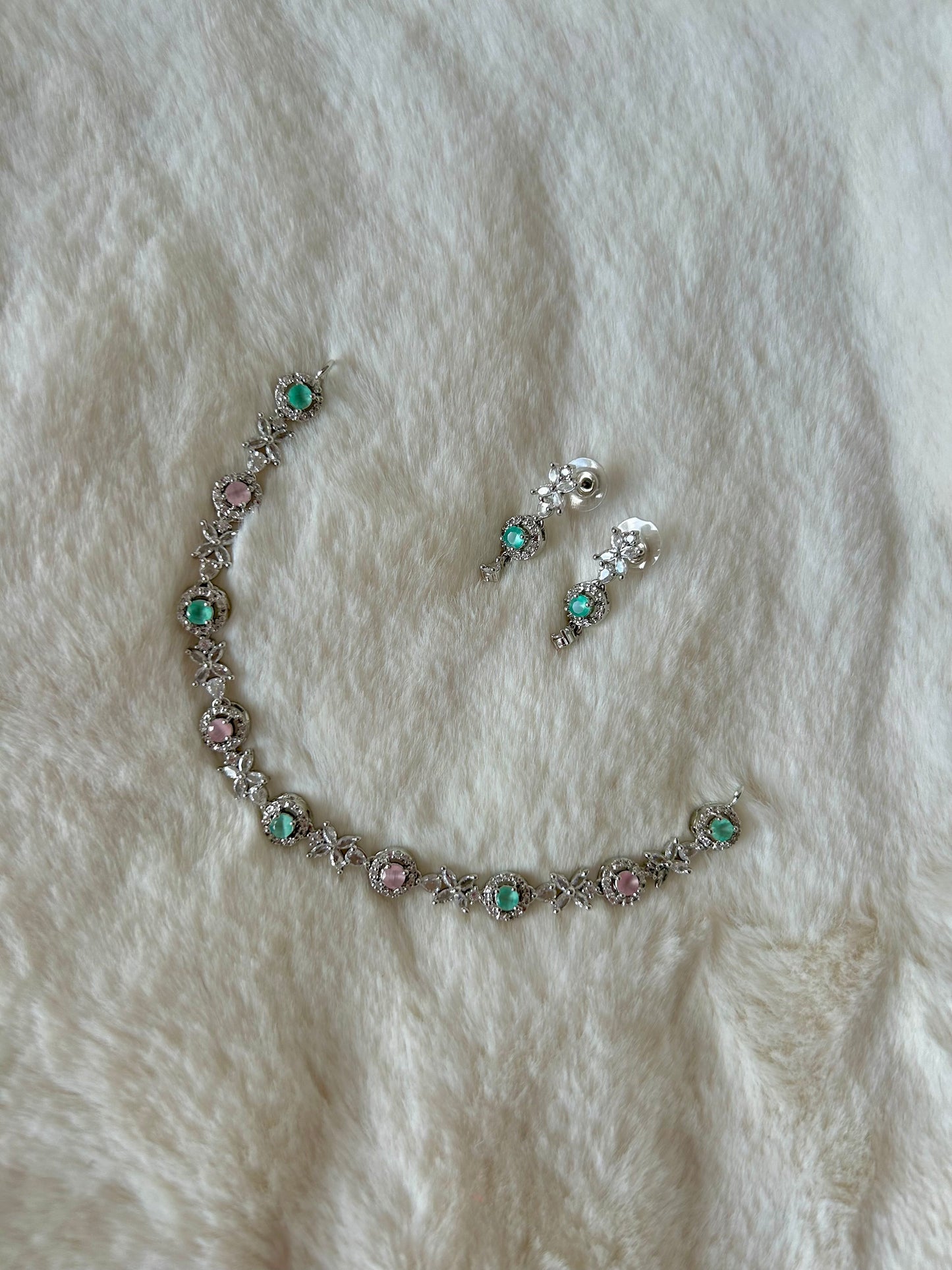 Maryam set ~ Pink & Green