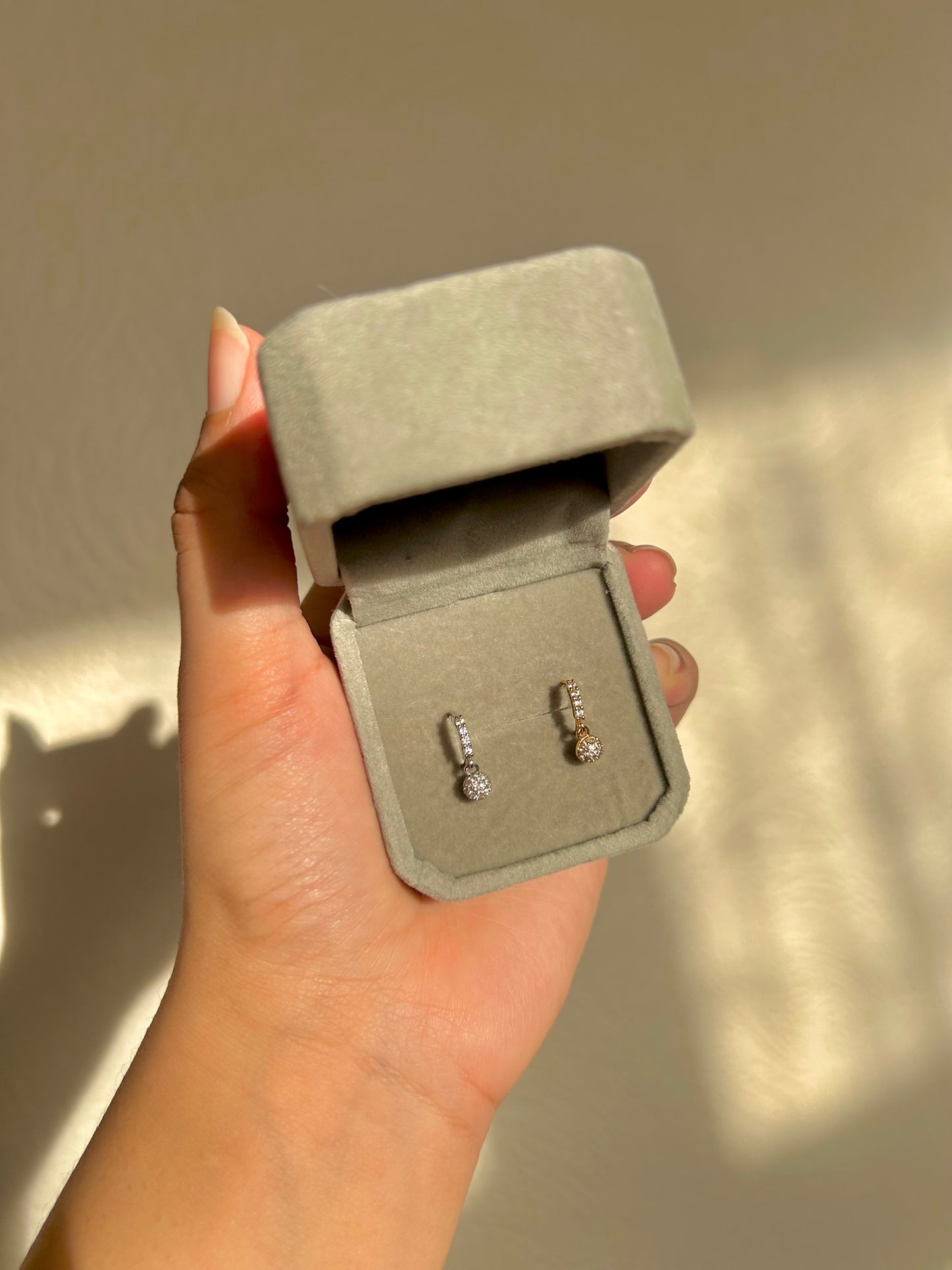 Moon nose ring ~ Silver / Gold