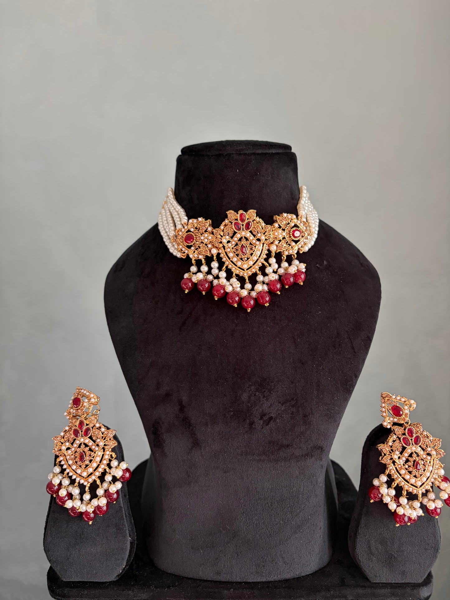 One off- Red Pearl set