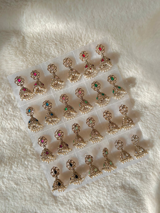 Nadia mini jhumka set