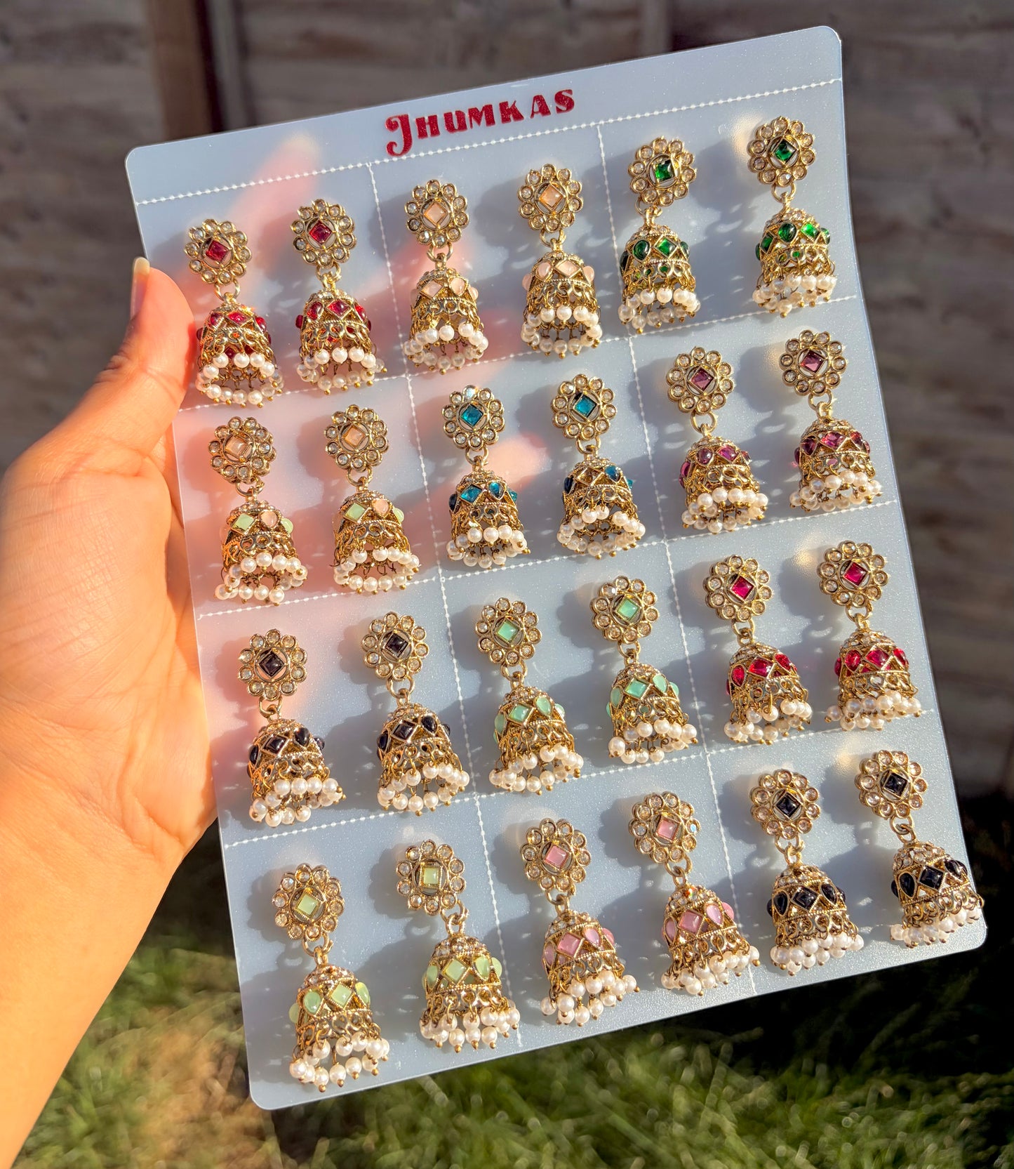 Humayra jhumka set