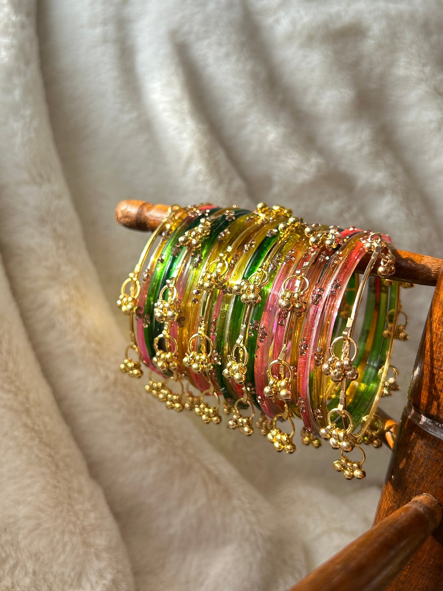Kashya Bangles ~ Gold (set of 8)
