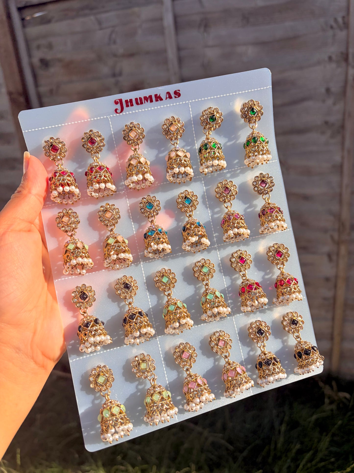 Humayra jhumka set
