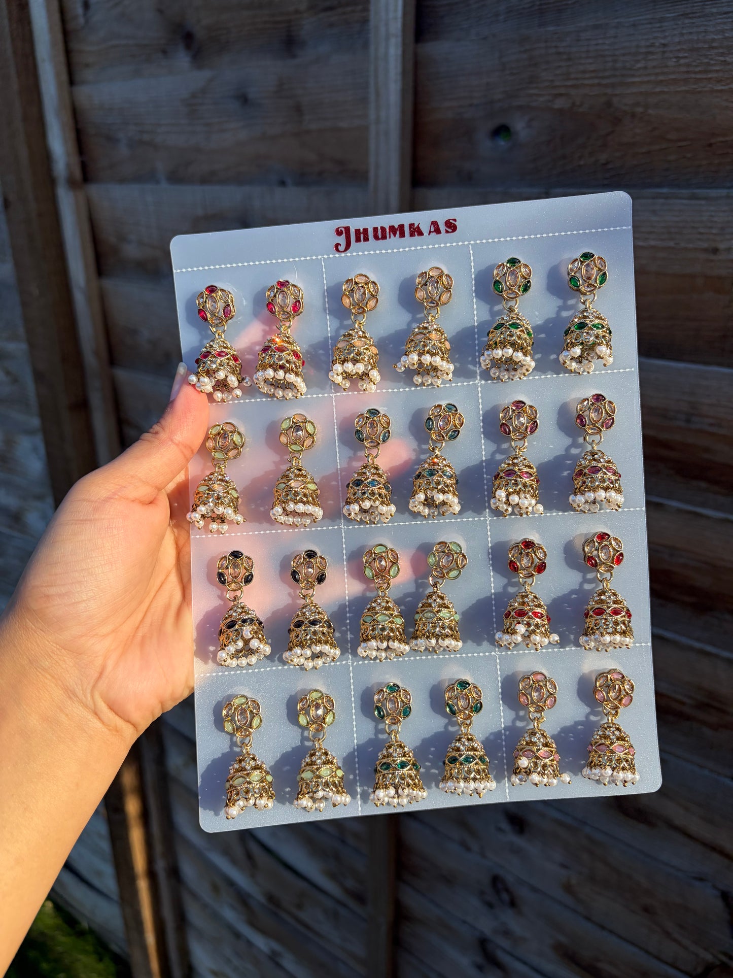 Khola mini jhumka sets of 6