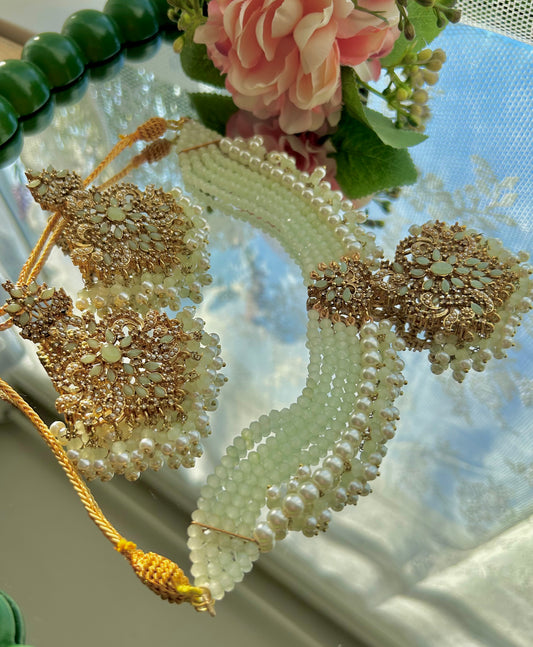 Safa set - pale green
