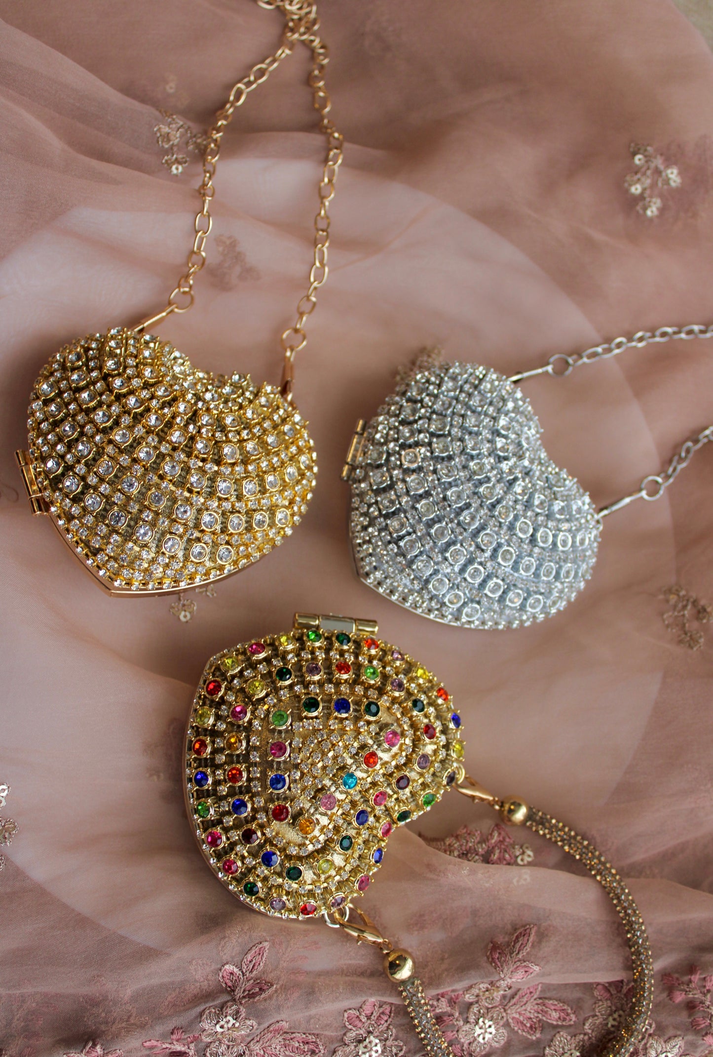Kayenat mini clutch bag ~ multi gold