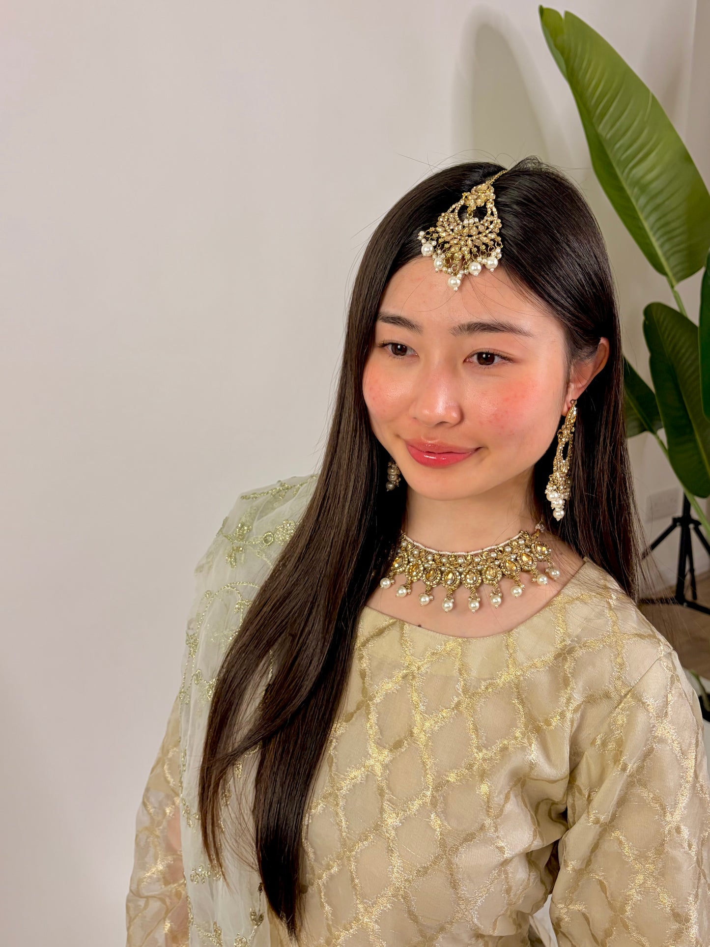 Farah jewellery set~ Pearl