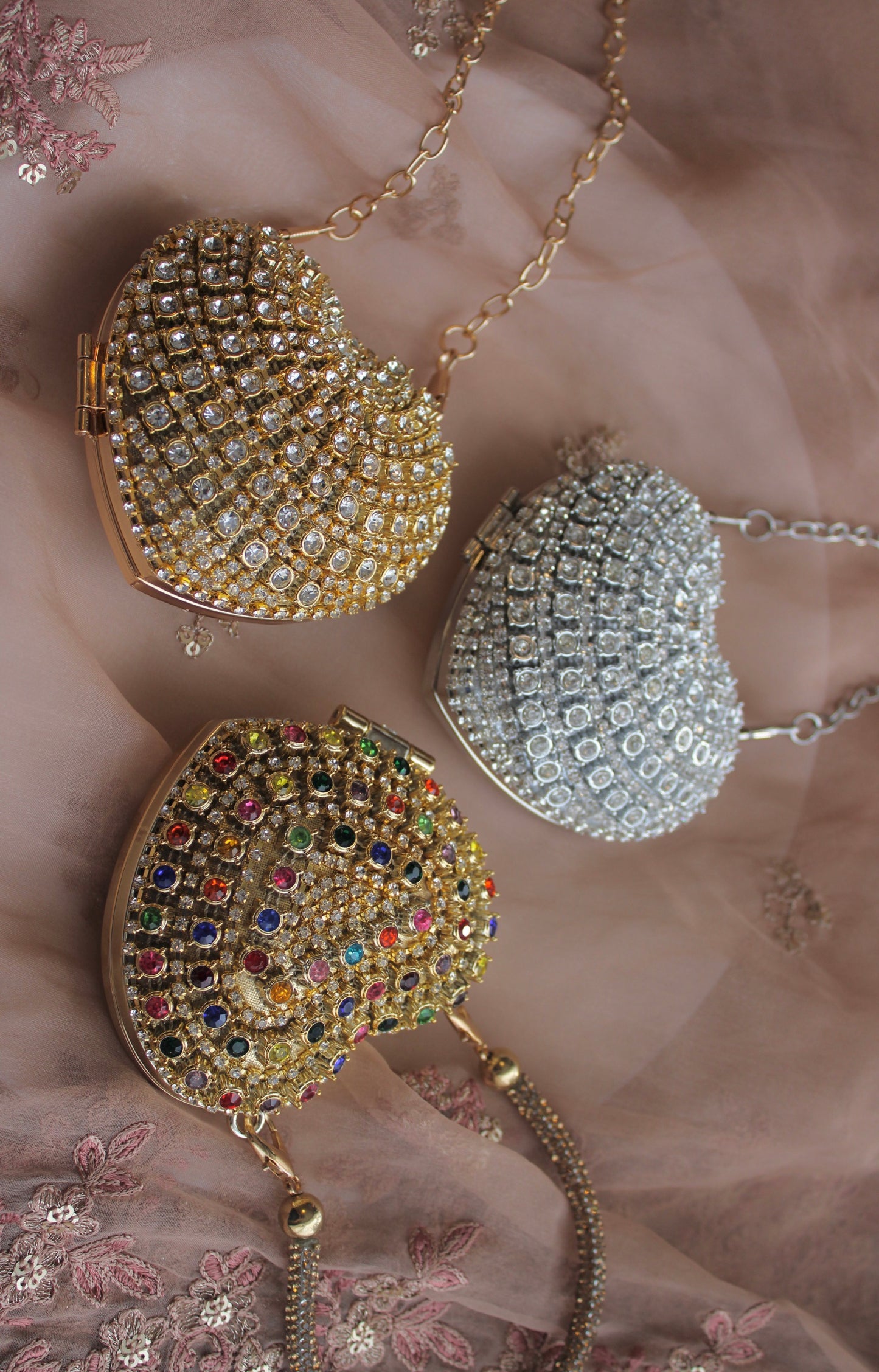 Kayenat mini clutch bag ~ Silver