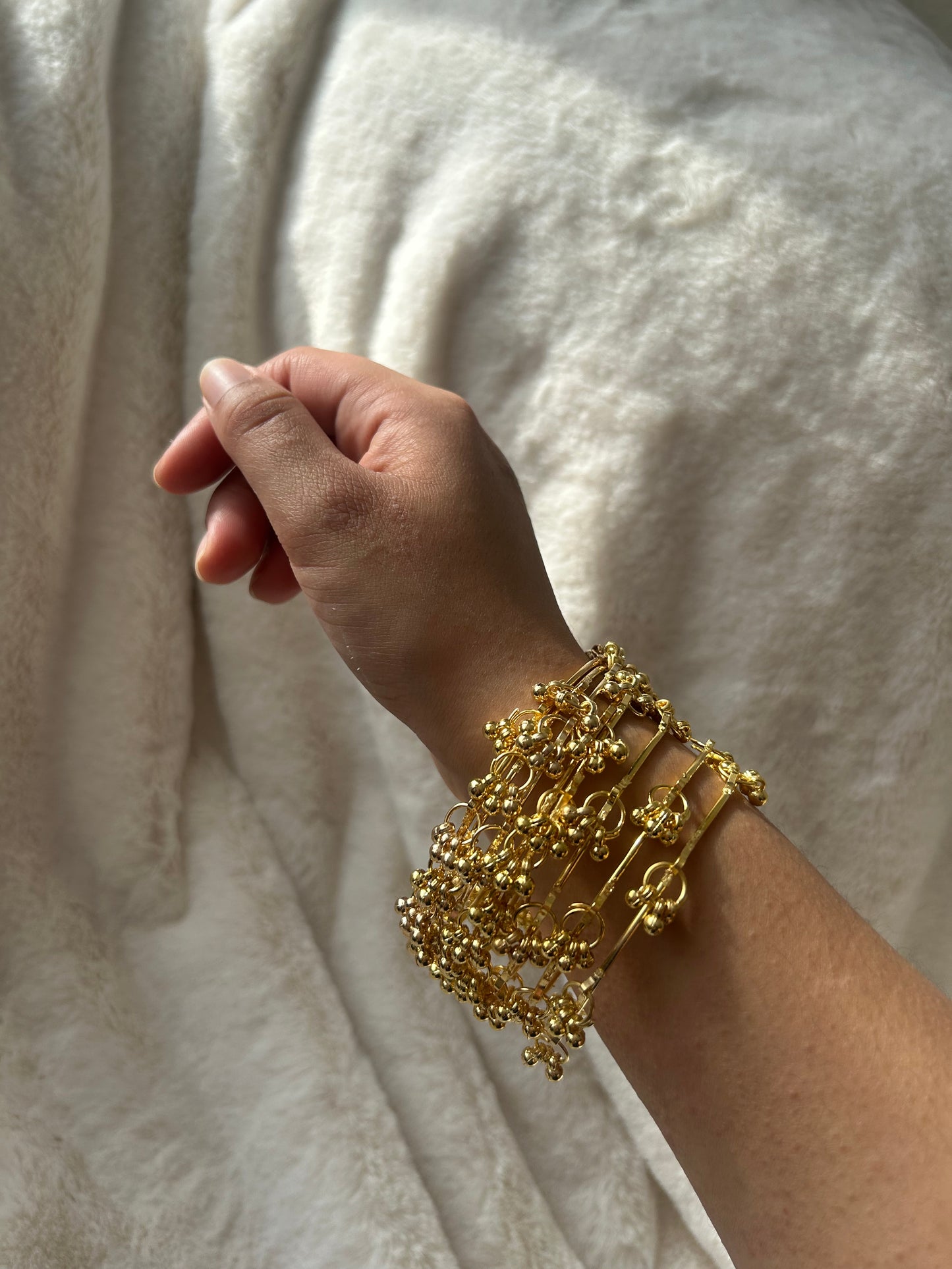 Kashya Bangles ~ Gold (set of 8)