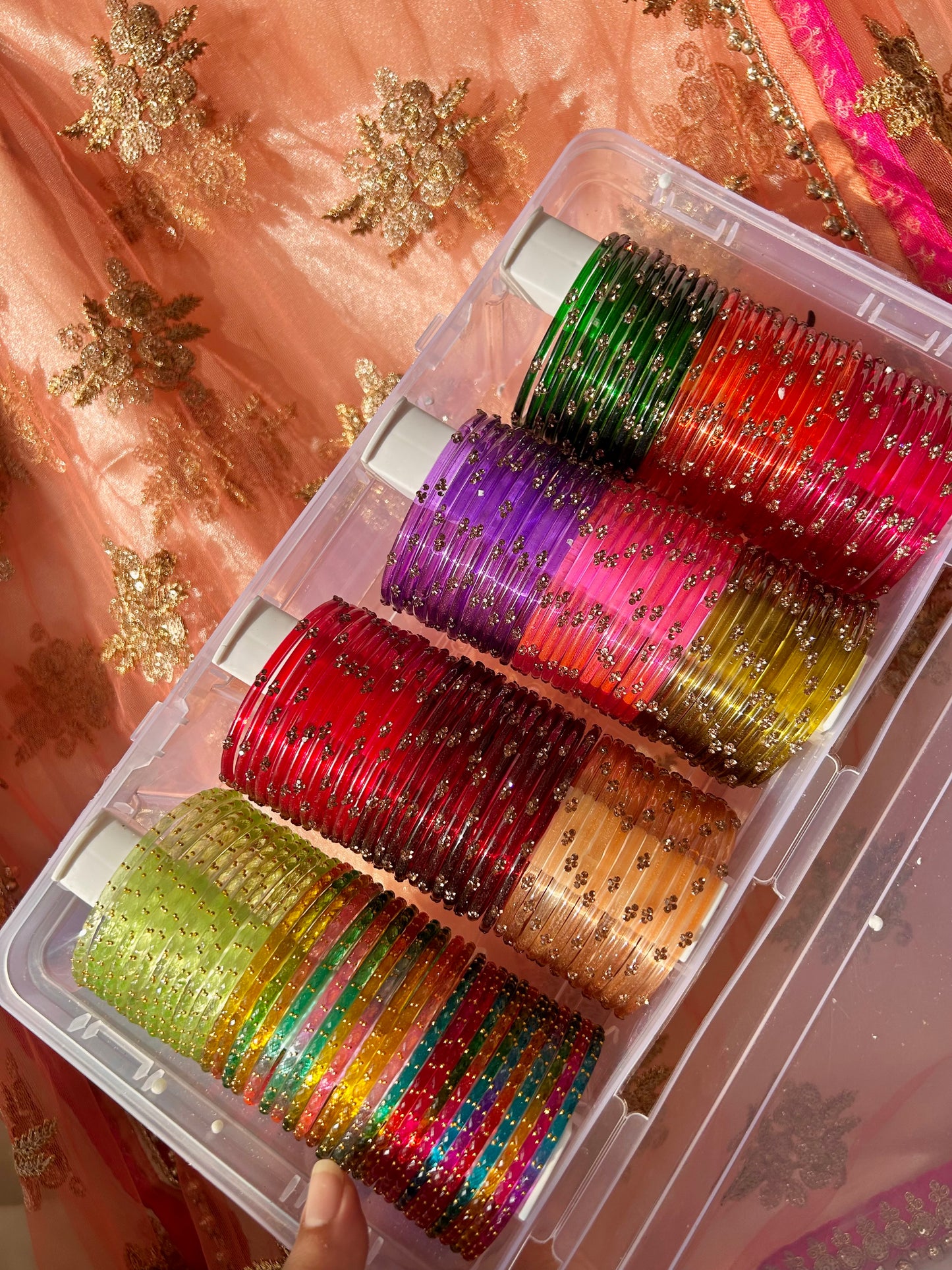 AYESHA'S ultimate glass bangle box set