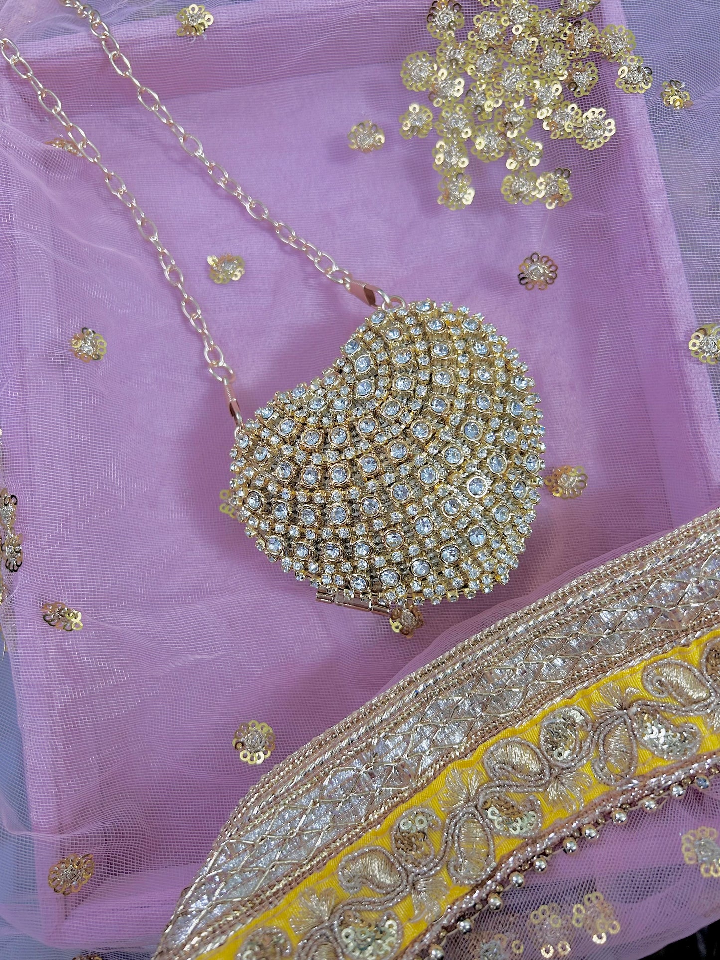 Kayenat mini clutch bag ~ Gold