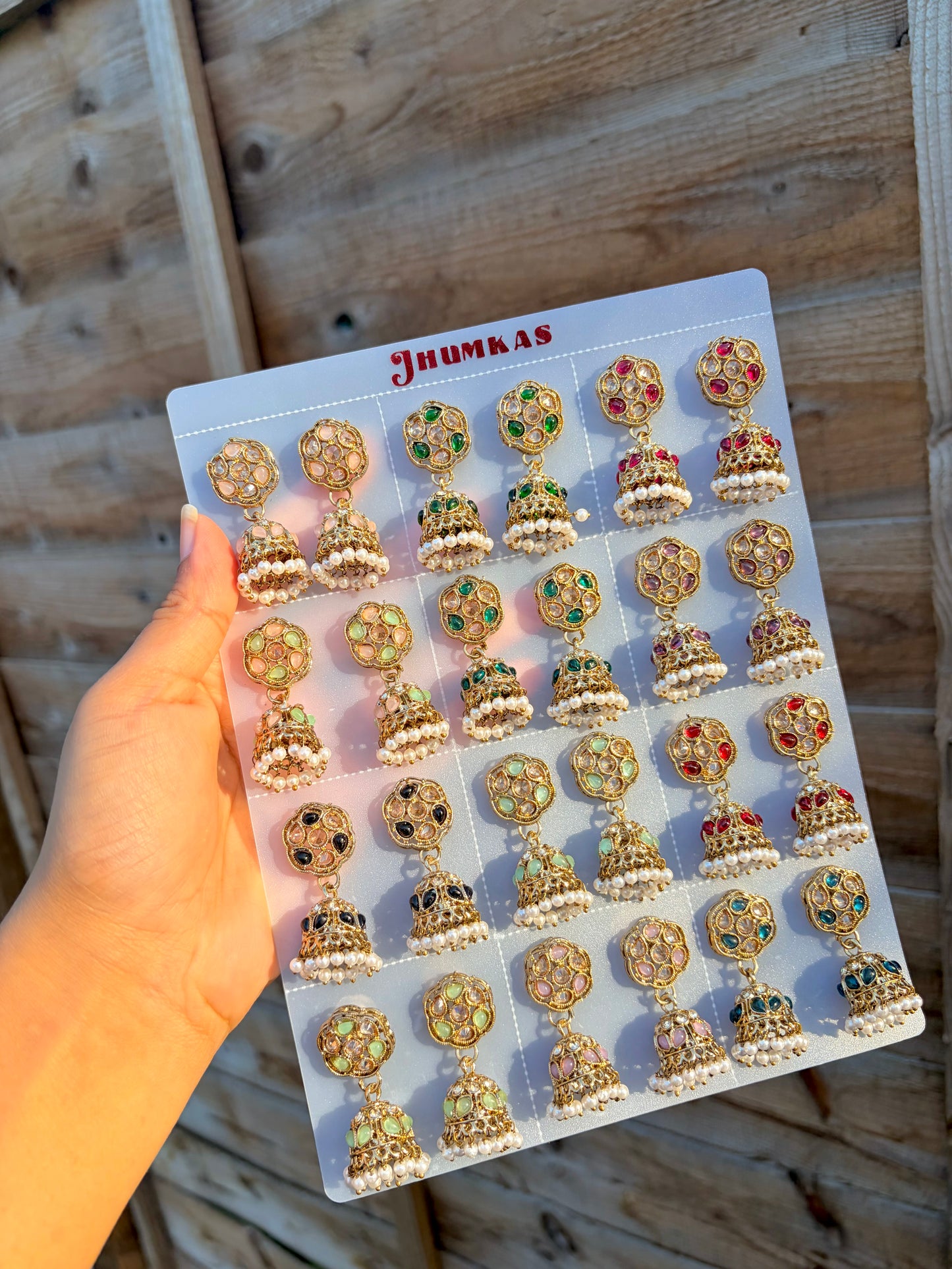 Yumna mini jhumka sets of 6