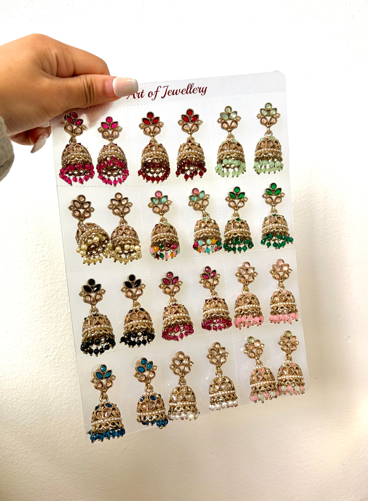 Elaya mini jhumka set