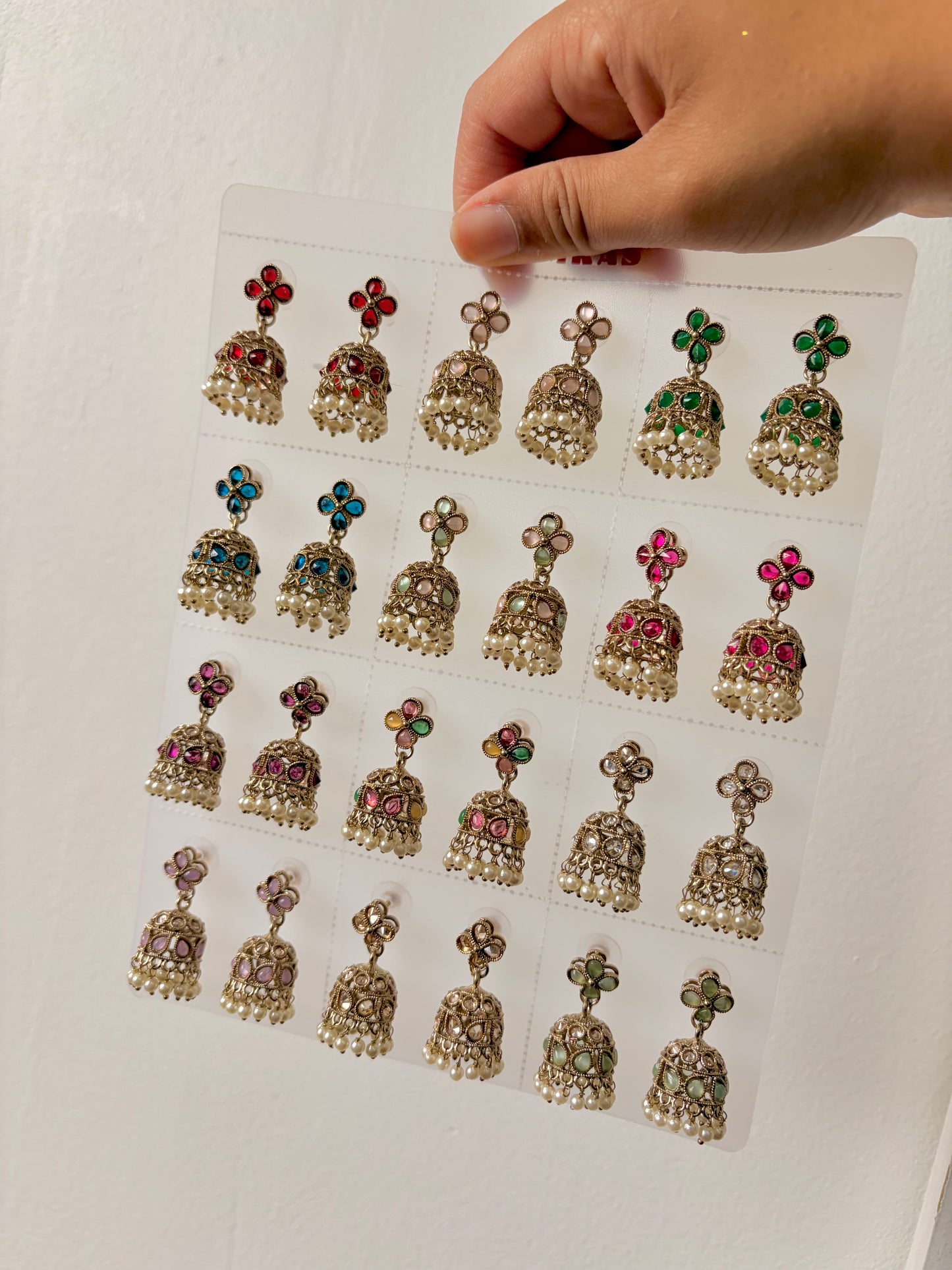 Assorted jhumka bundles (set of 12)