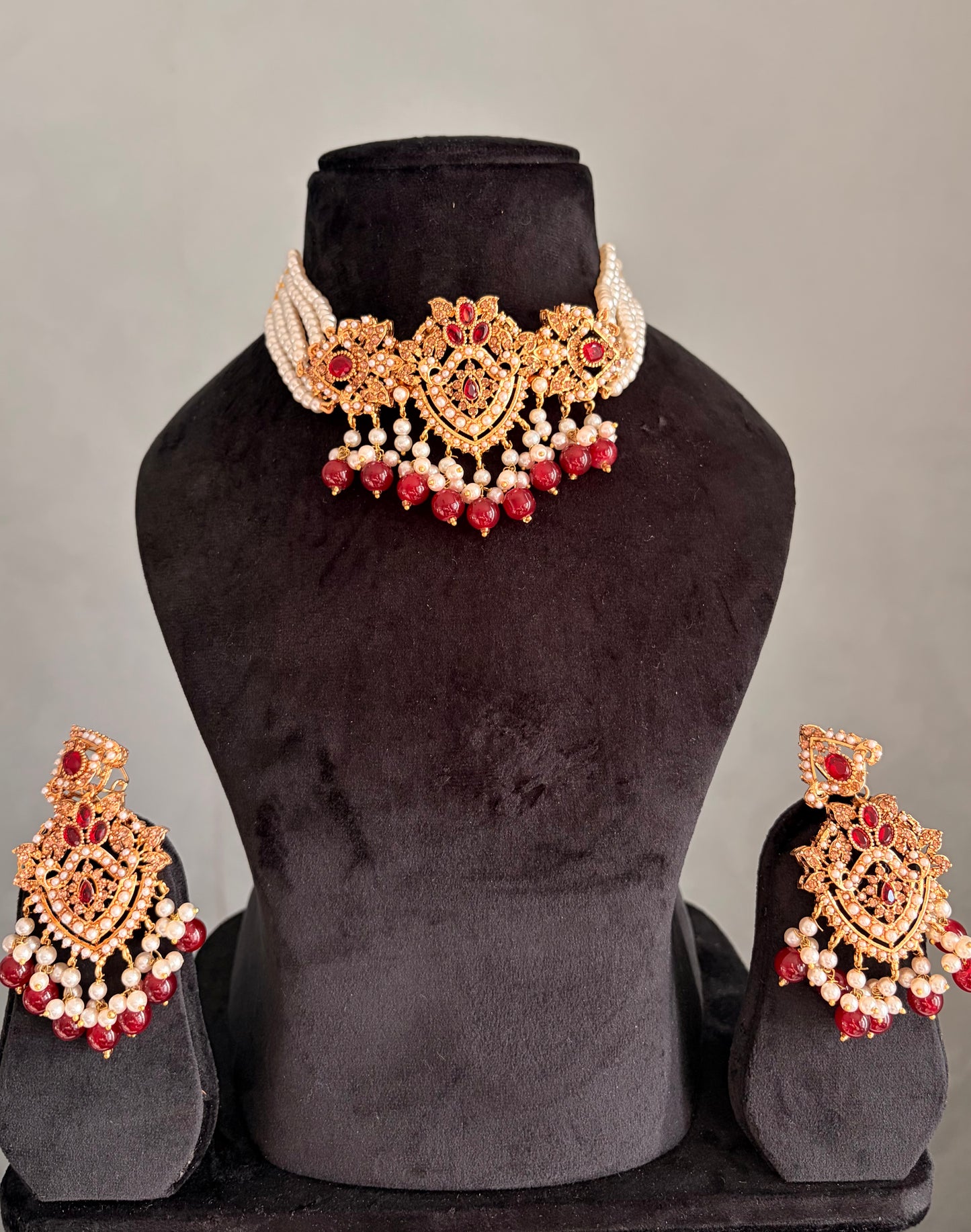 One off- Red Pearl set
